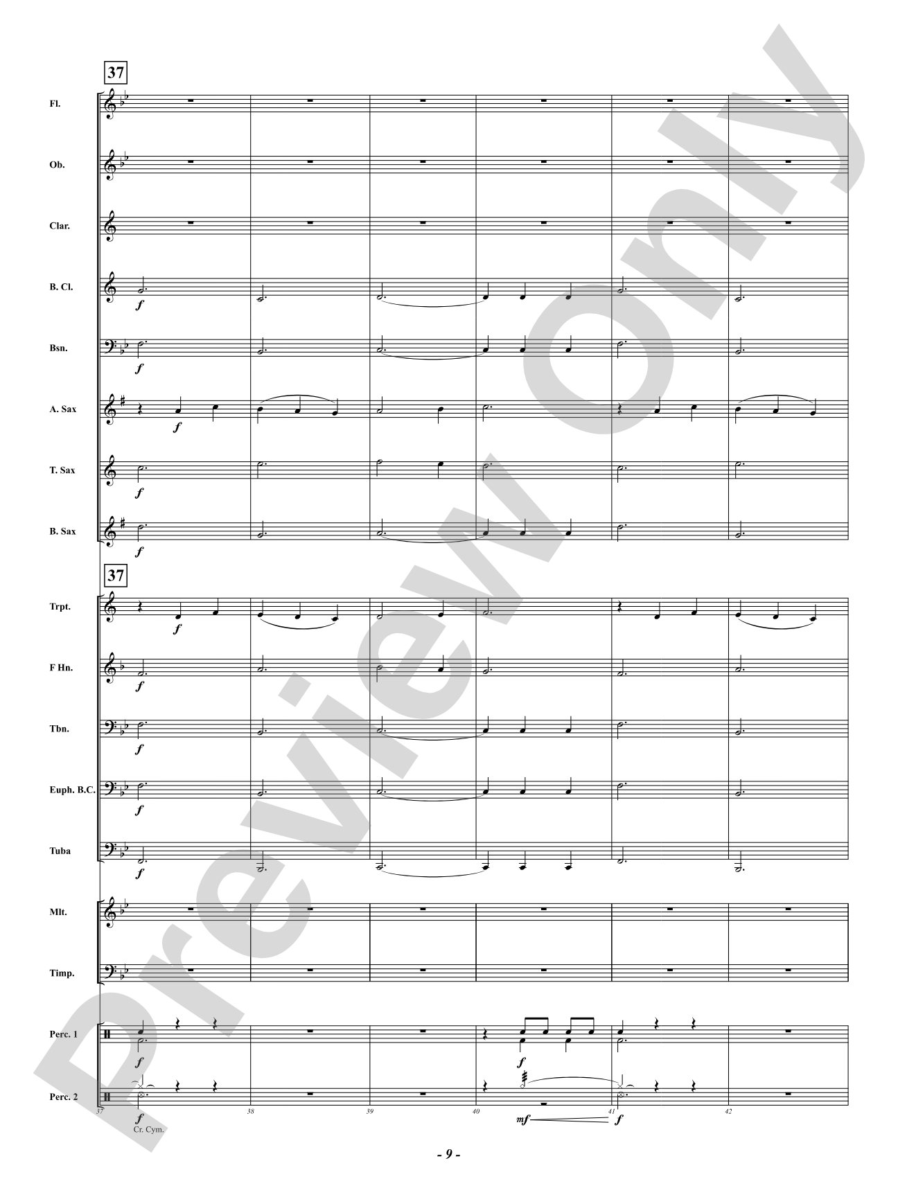 Treasure Map: Concert Band Conductor Score & Parts