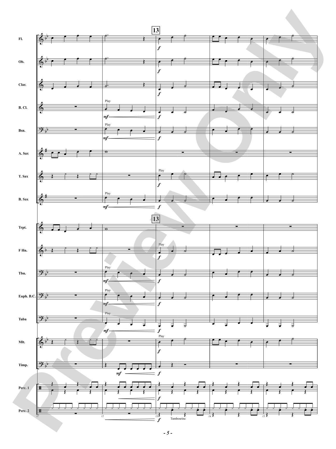 Rock Solid: Concert Band Conductor Score & Parts