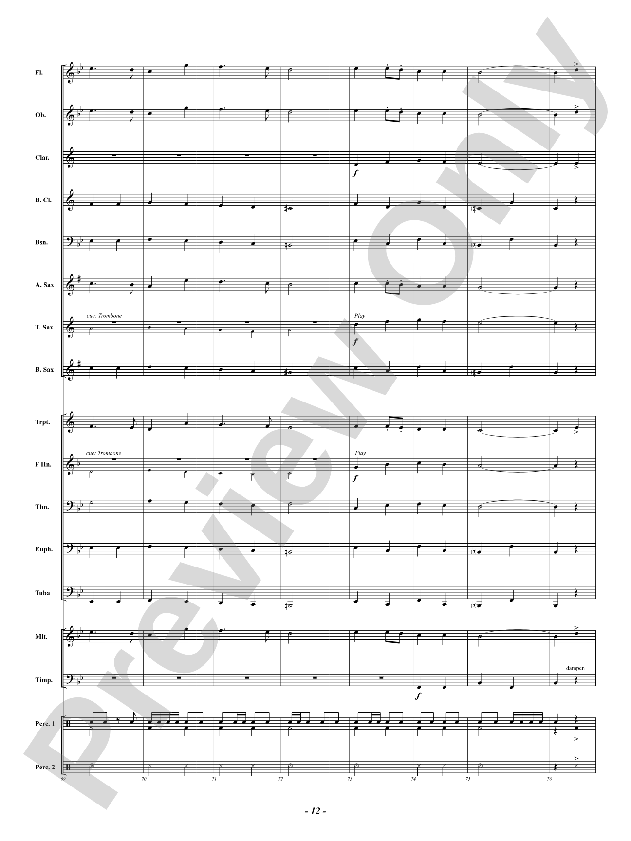 Courage and Bravery (Concert March): Concert Band Conductor Score & Parts