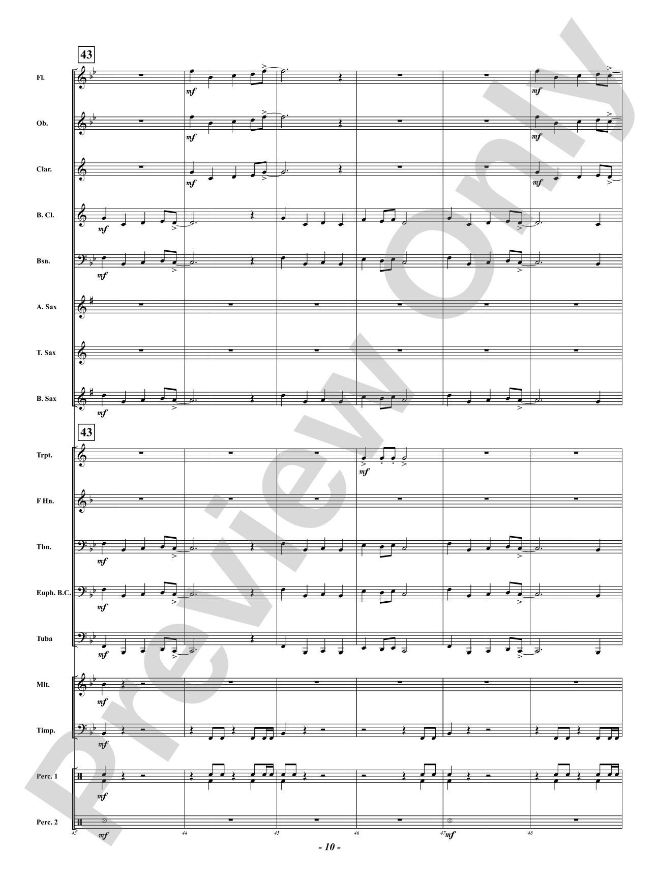Journey Through the Galaxy: Concert Band Conductor Score & Parts