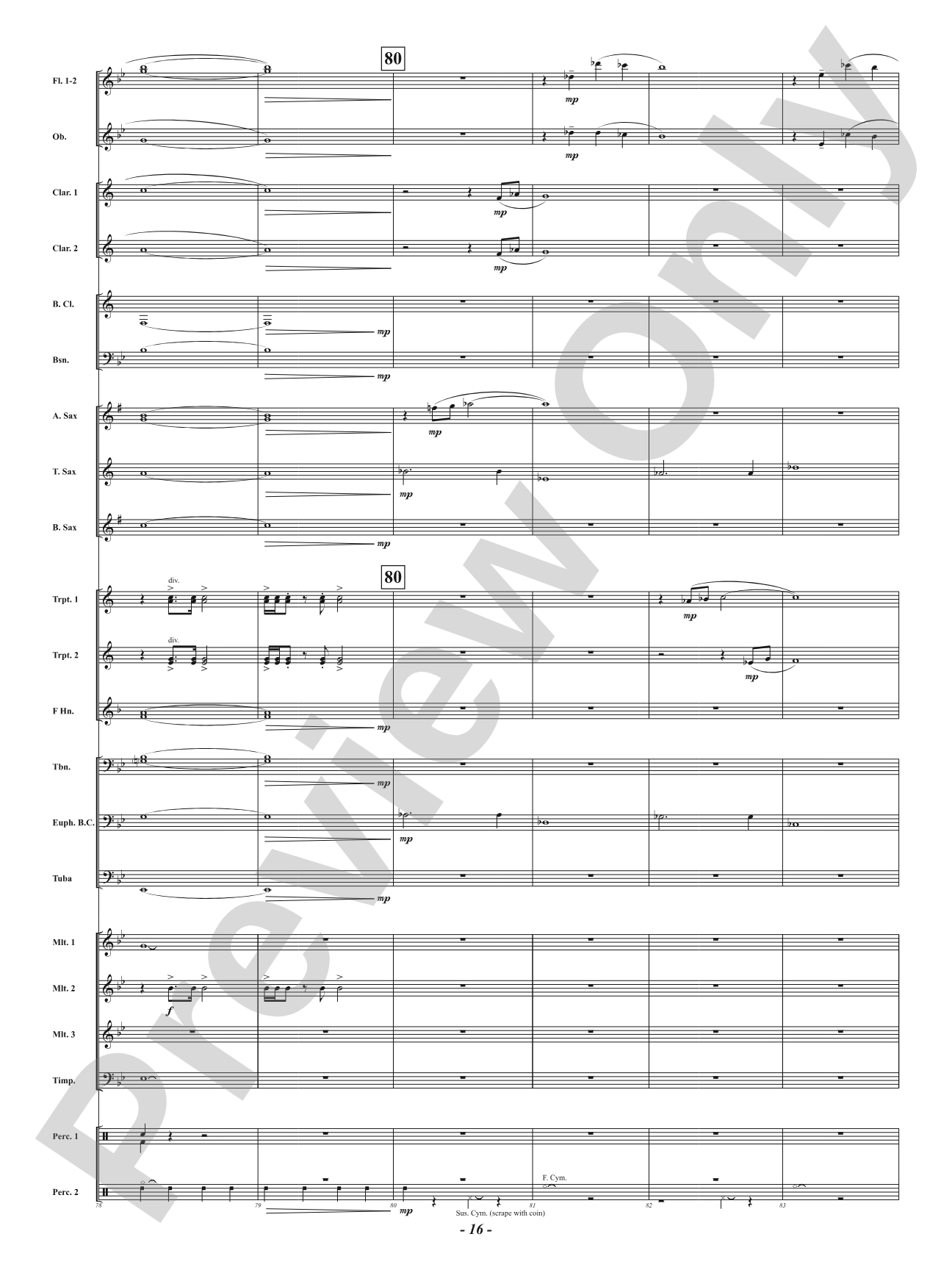 Stronger Together: Concert Band Conductor Score & Parts