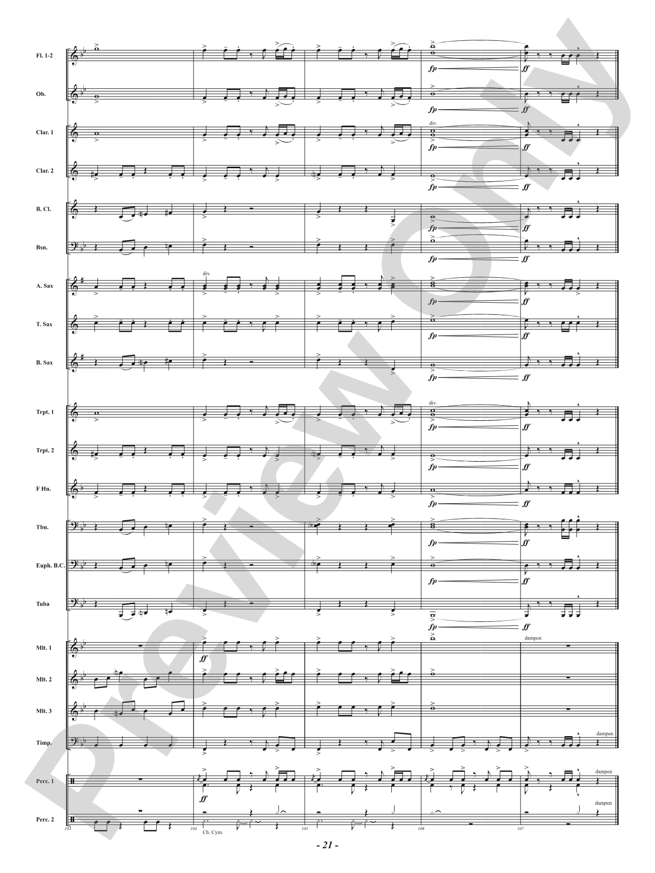 Stronger Together: Concert Band Conductor Score & Parts