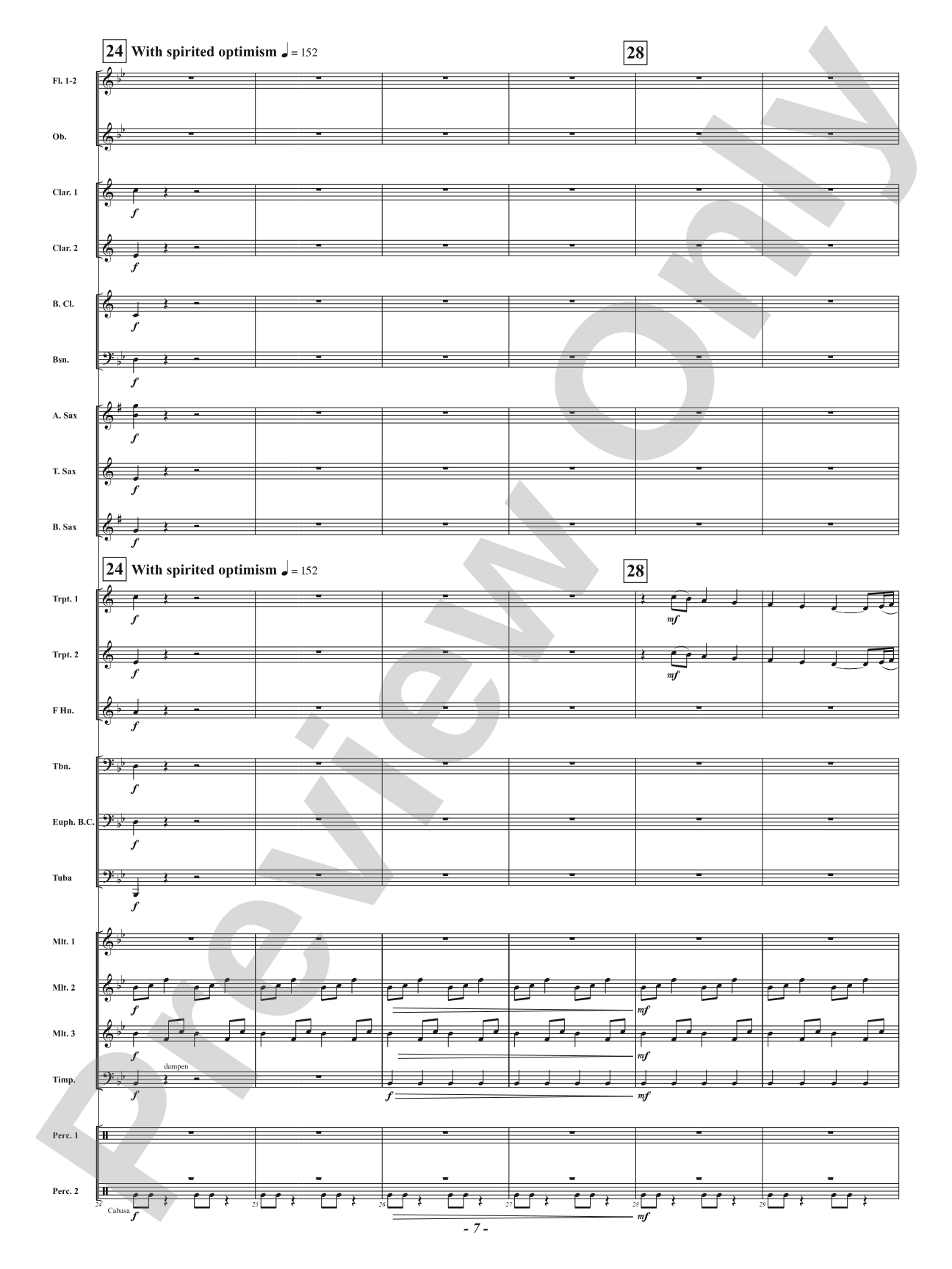 Stronger Together: Concert Band Conductor Score & Parts