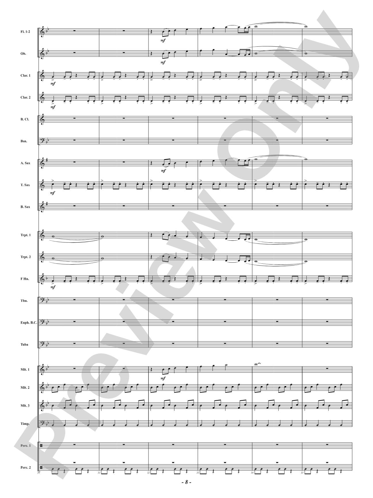 Stronger Together: Concert Band Conductor Score & Parts