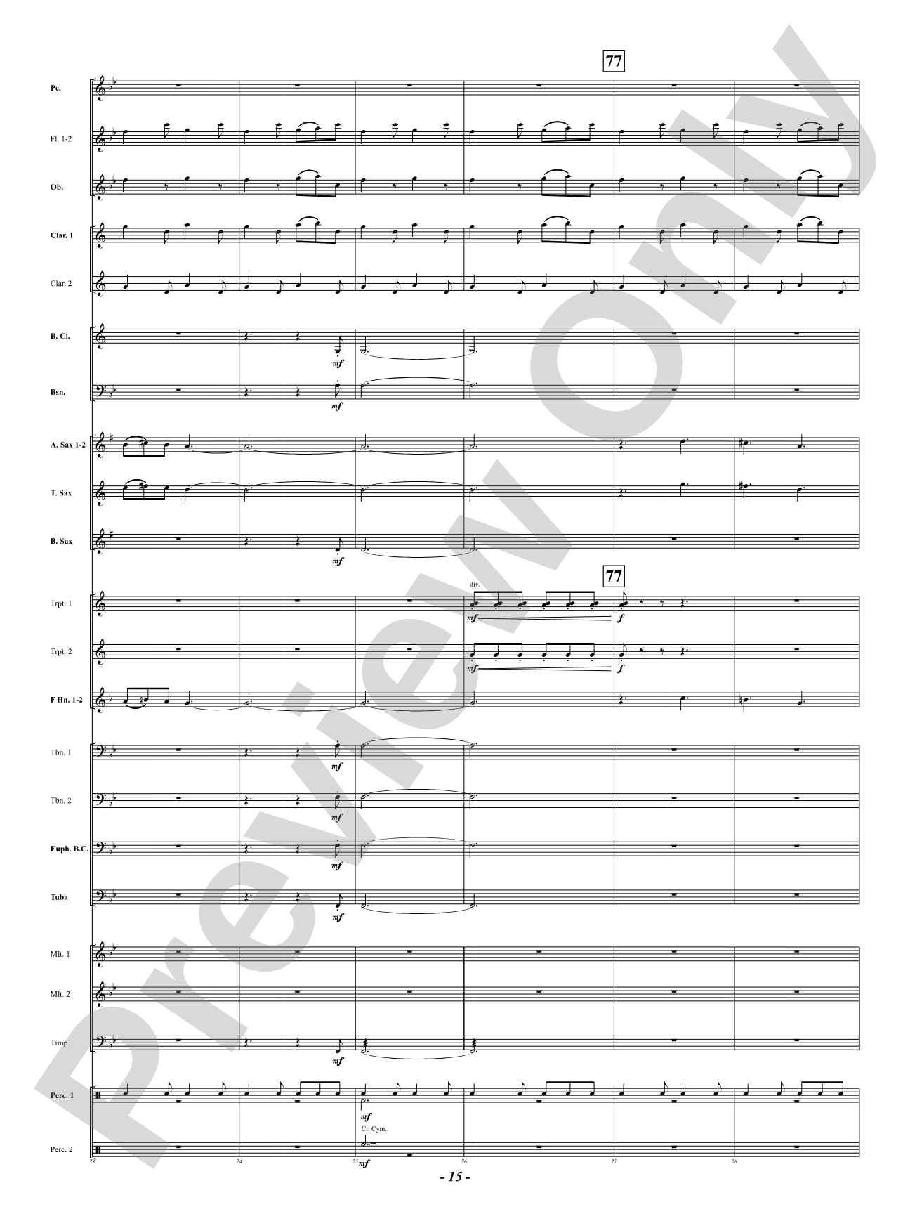 Fearless Dreams: Concert Band Conductor Score & Parts
