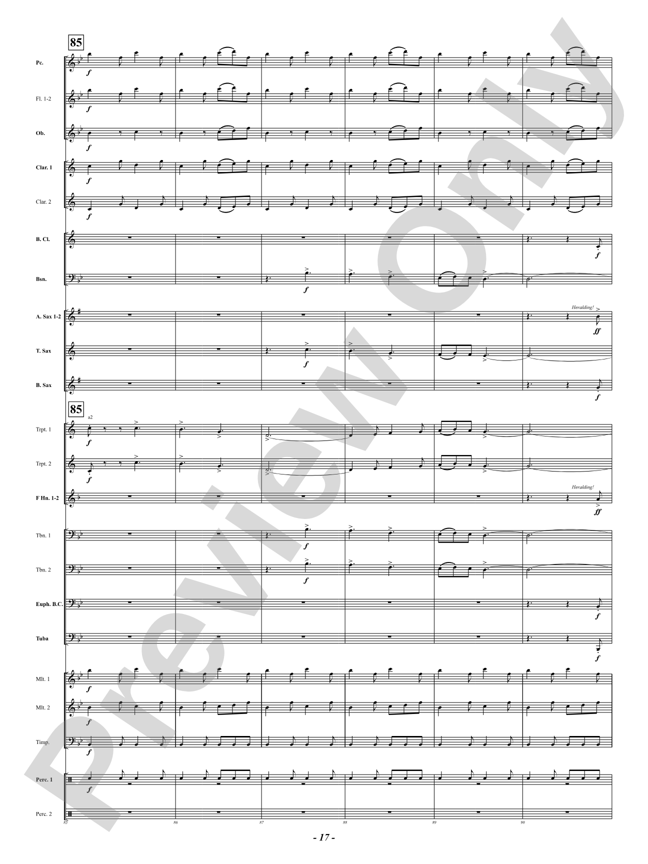 Fearless Dreams: Concert Band Conductor Score & Parts