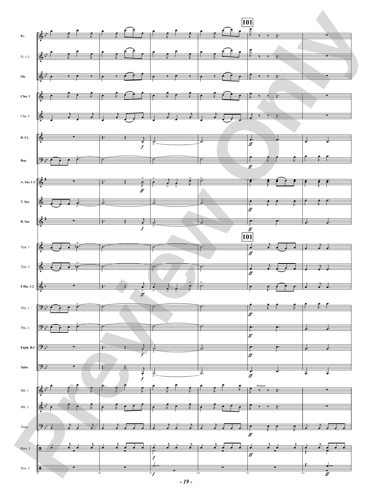 Fearless Dreams: Concert Band Conductor Score & Parts