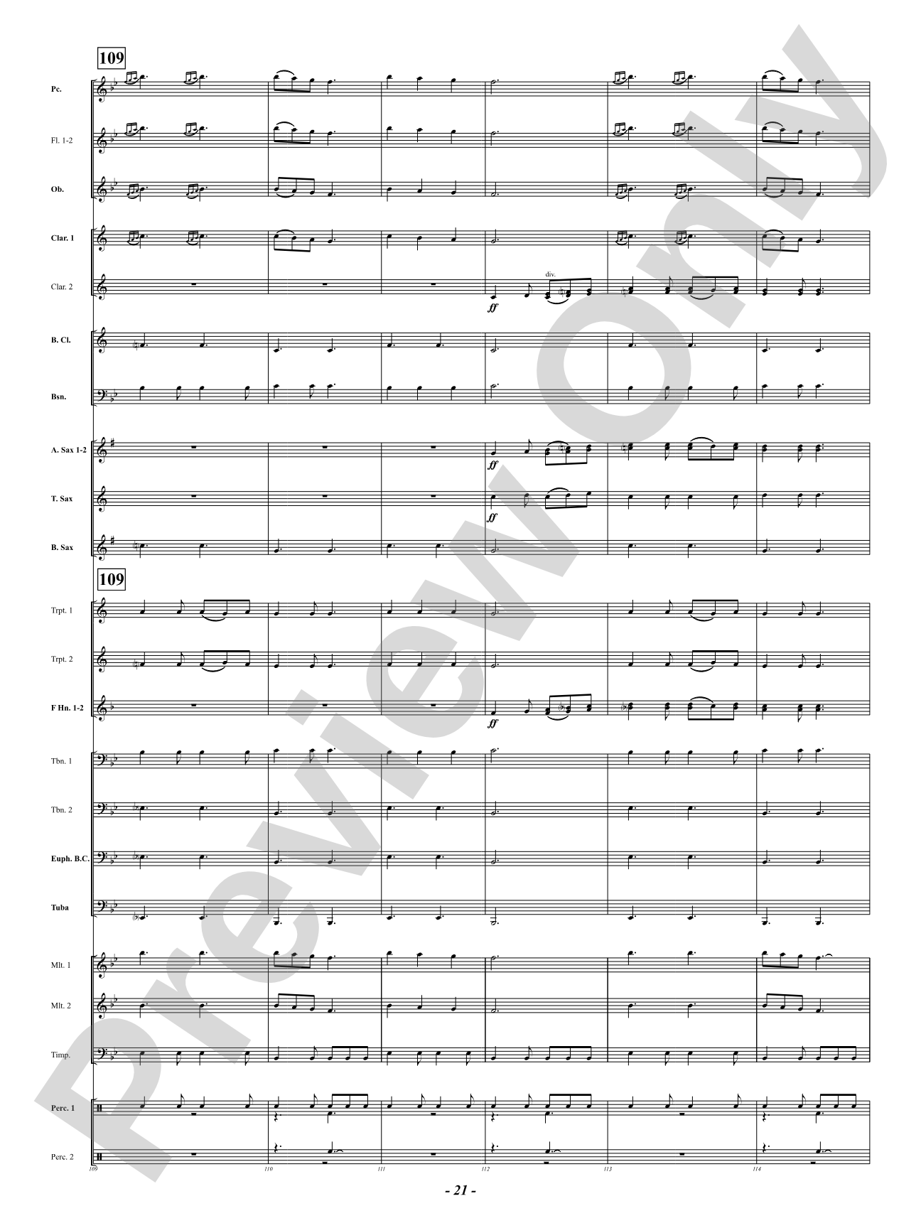 Fearless Dreams: Concert Band Conductor Score & Parts