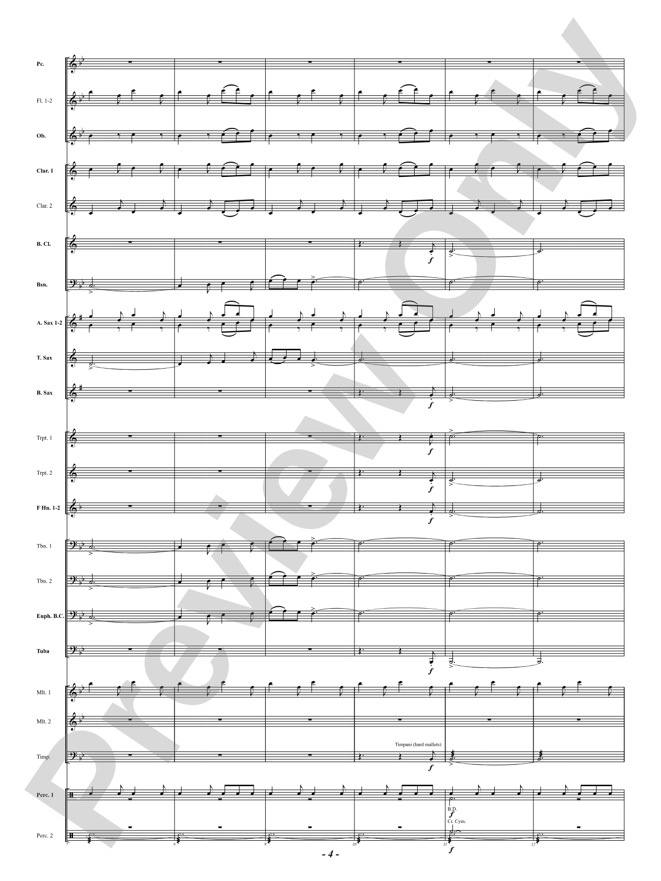 Fearless Dreams: Concert Band Conductor Score & Parts