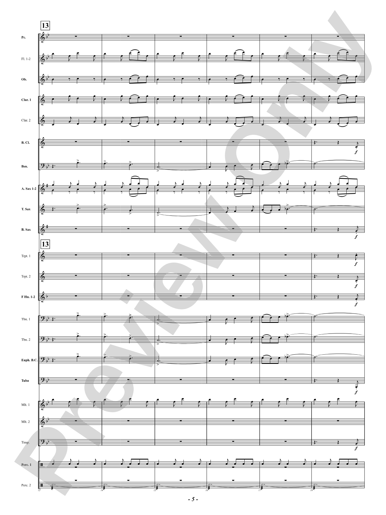 Fearless Dreams: Concert Band Conductor Score & Parts
