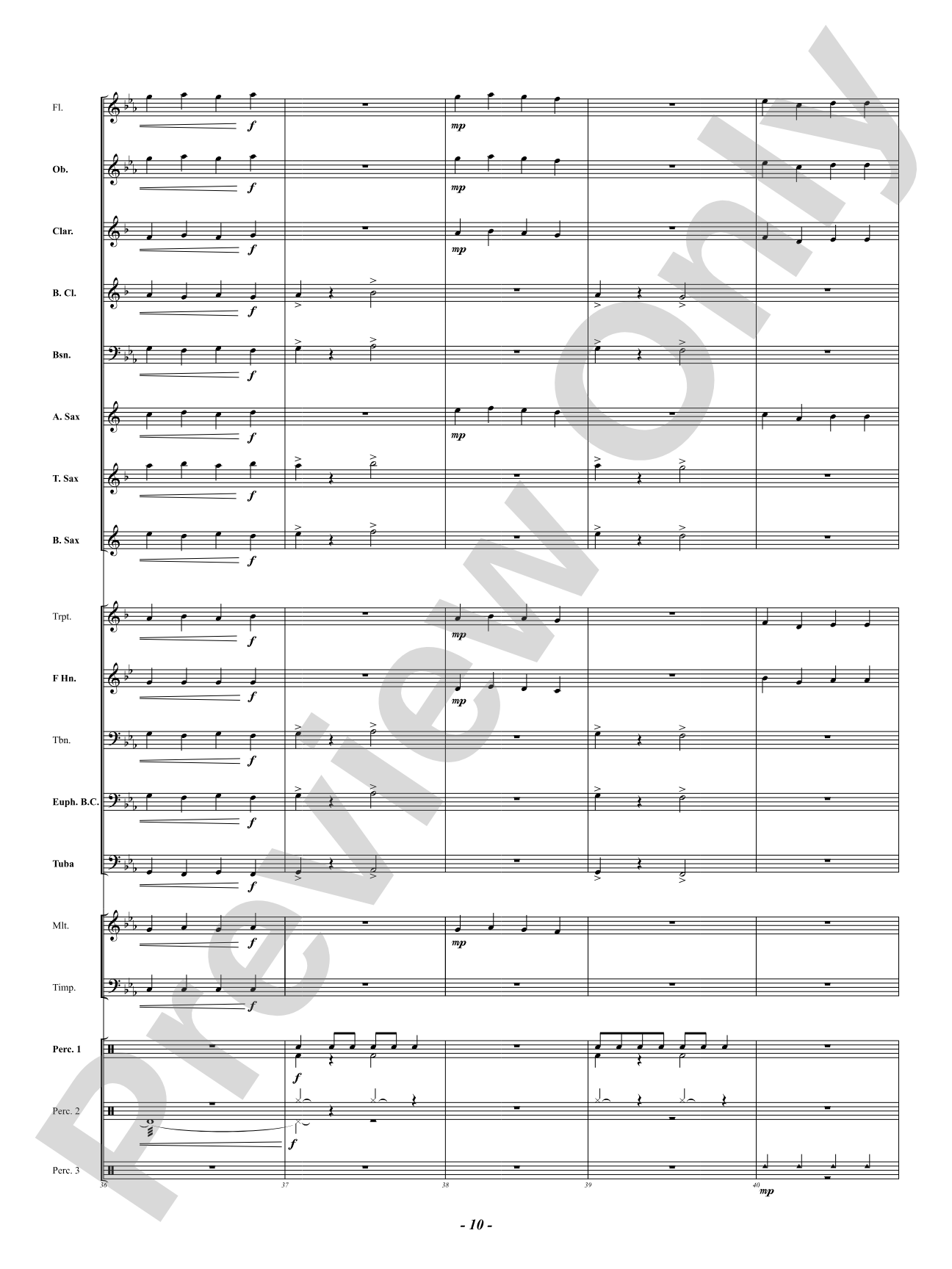 Band Gremlins: Concert Band Conductor Score & Parts