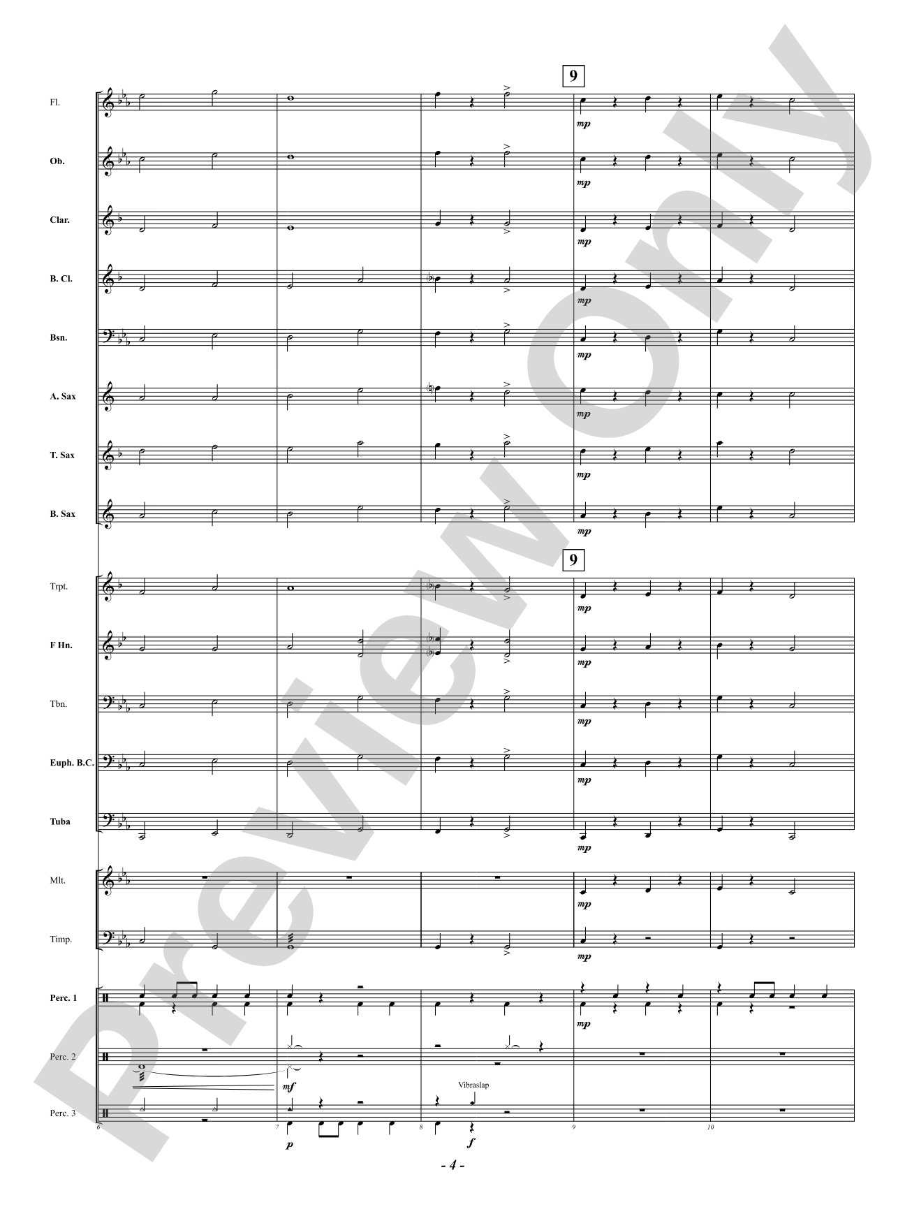Band Gremlins: Concert Band Conductor Score & Parts