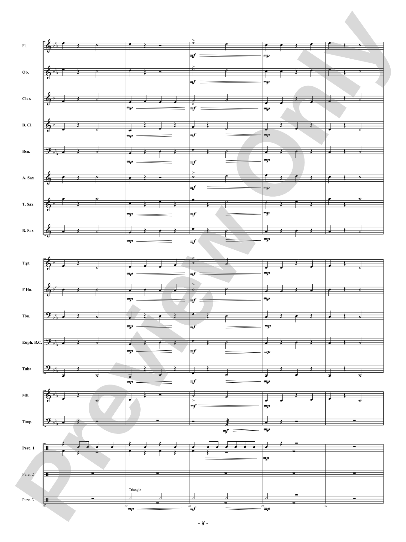 Band Gremlins: Concert Band Conductor Score & Parts