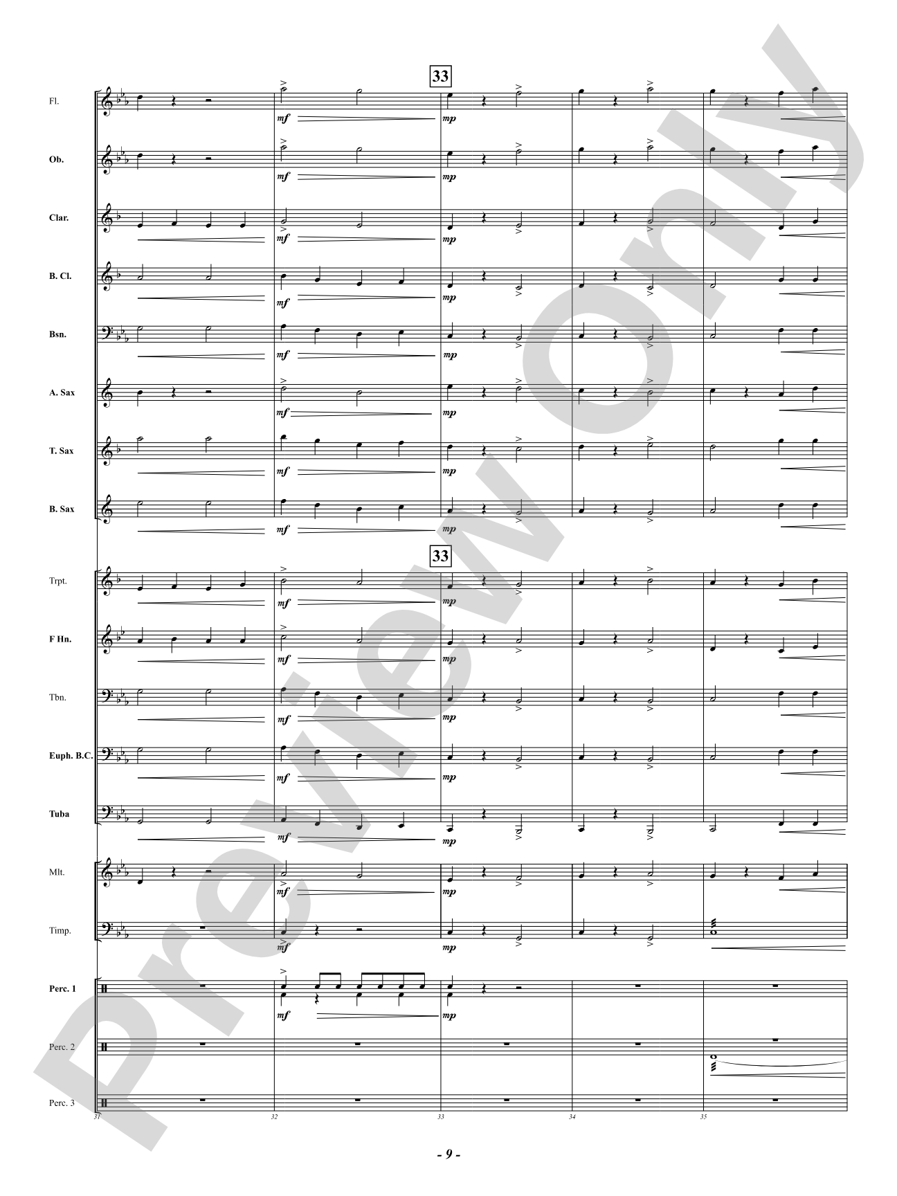 Band Gremlins: Concert Band Conductor Score & Parts