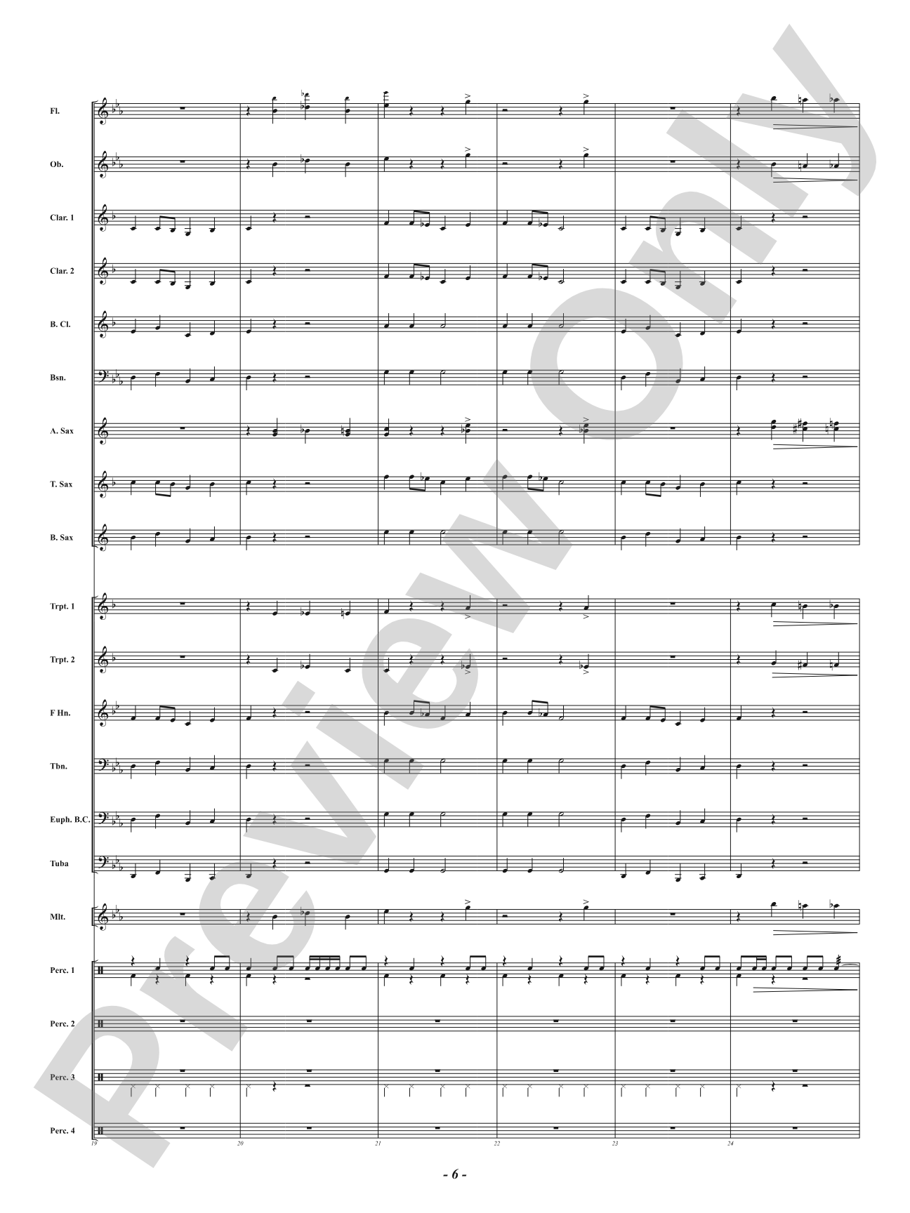 Surfin' Santa: Concert Band Conductor Score & Parts