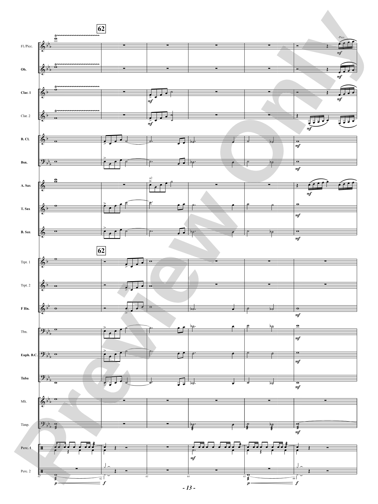 Apex: Concert Band Conductor Score & Parts