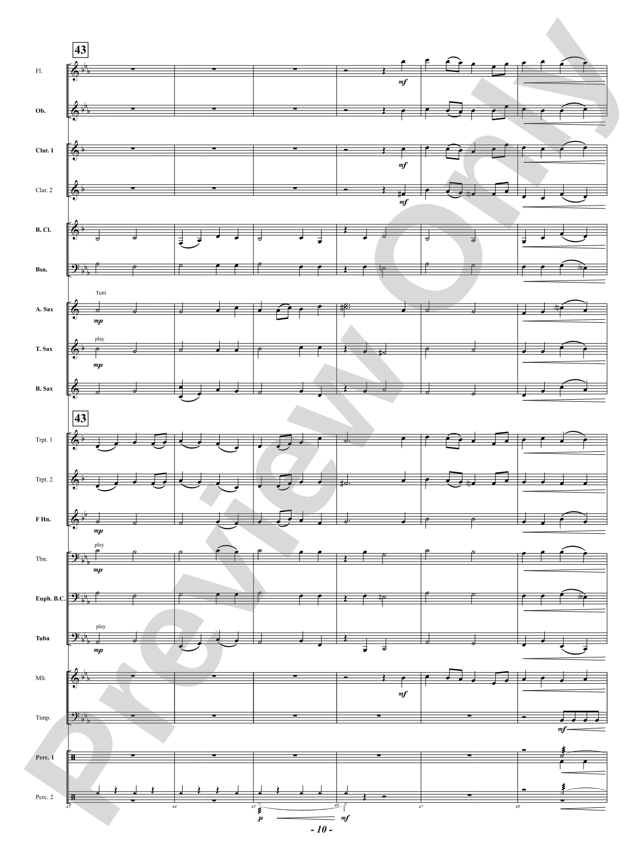 Festivity: Concert Band Conductor Score & Parts