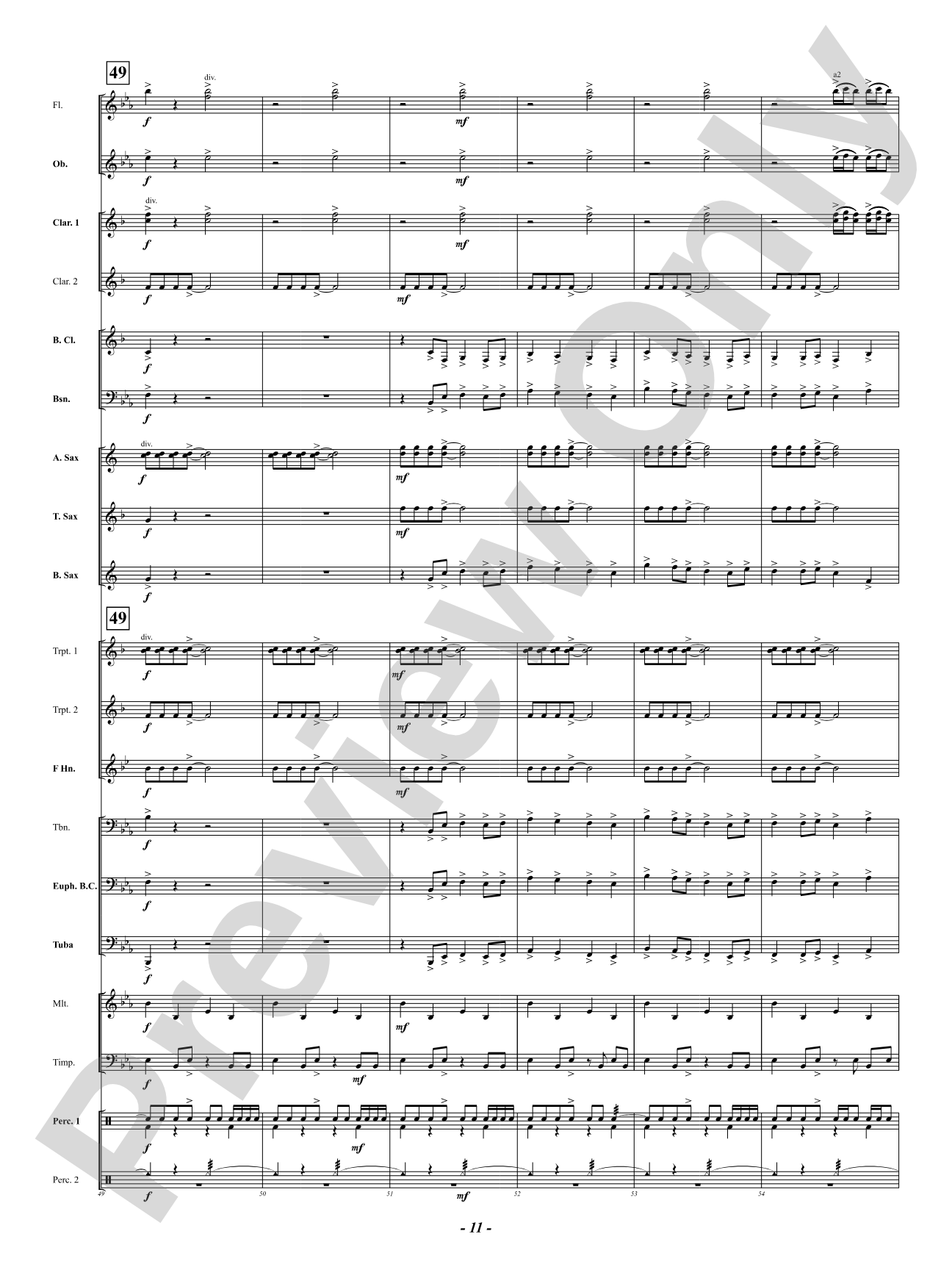 Festivity: Concert Band Conductor Score & Parts