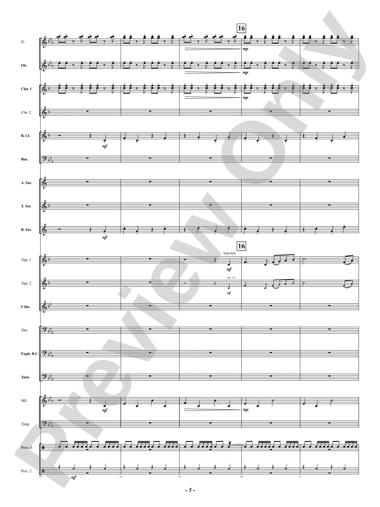 Festivity: Concert Band Conductor Score & Parts