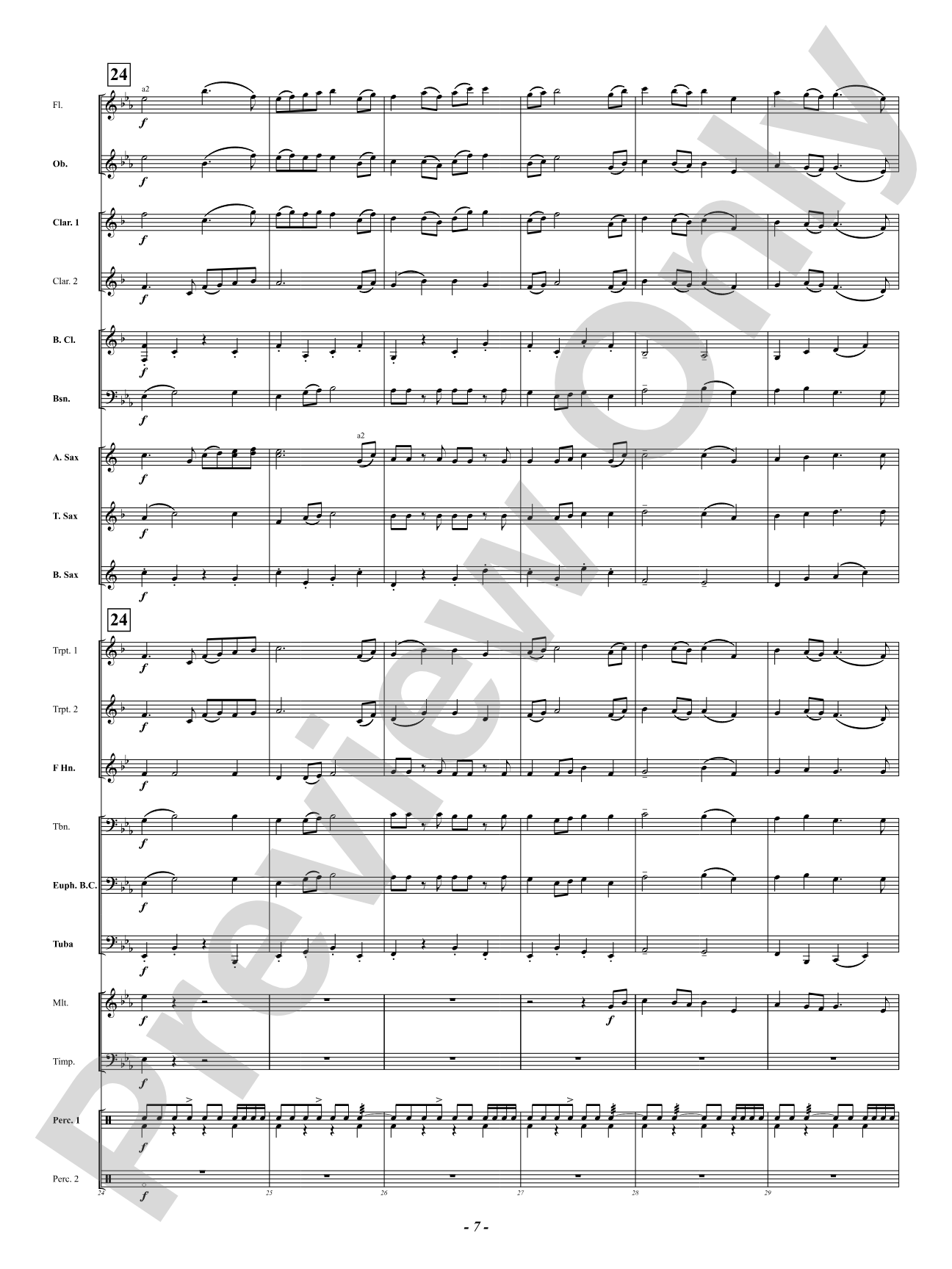 Festivity: Concert Band Conductor Score & Parts