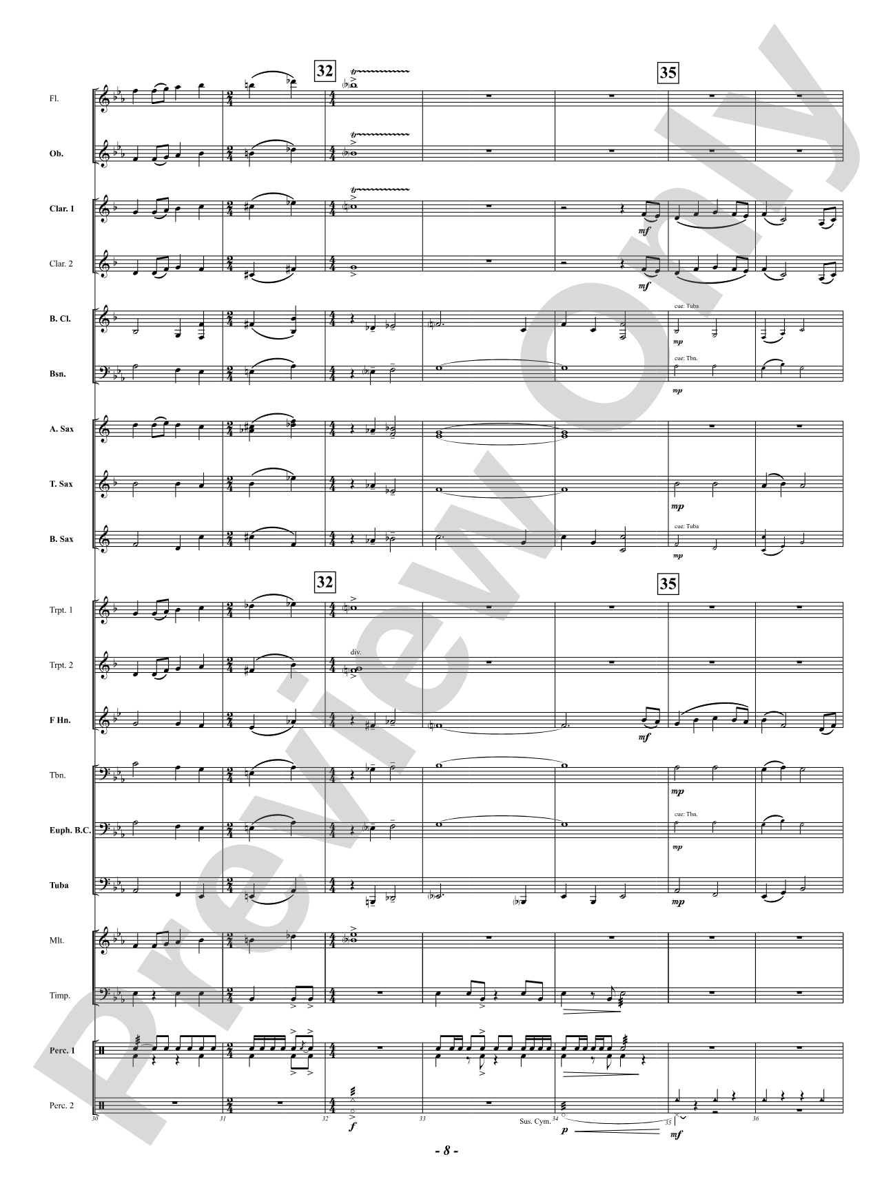 Festivity: Concert Band Conductor Score & Parts