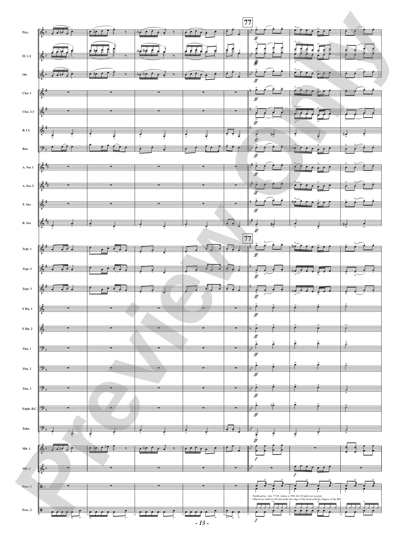 Arkansas Huskin' Bee: Concert Band Conductor Score & Parts