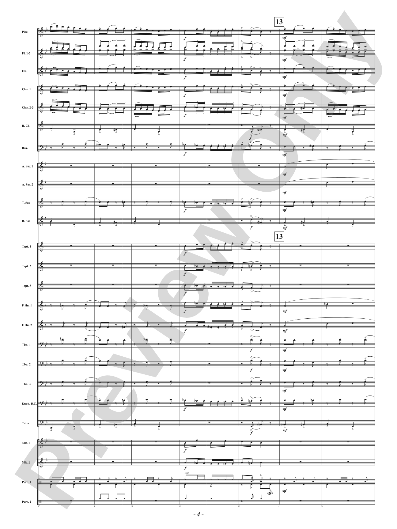 Arkansas Huskin' Bee: Concert Band Conductor Score & Parts