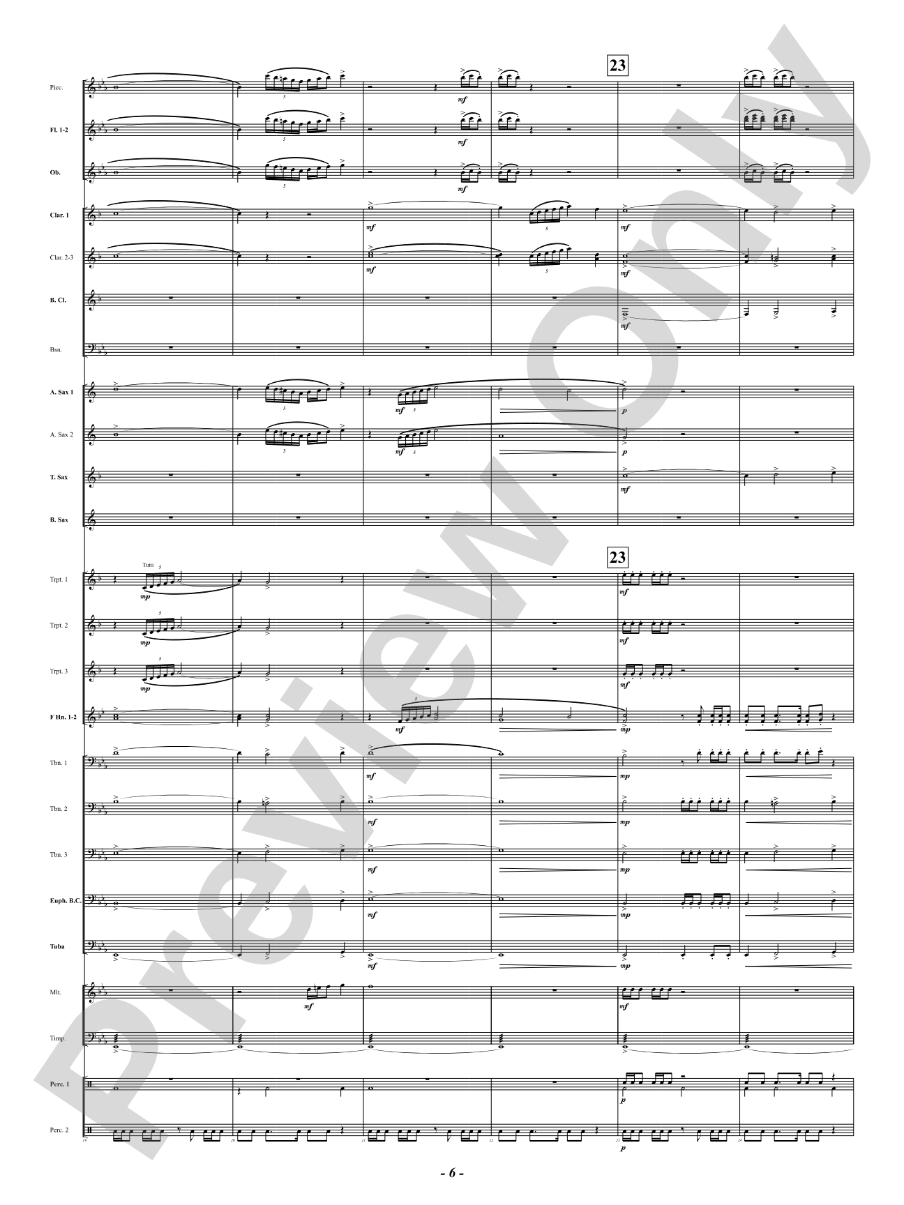Sound Paints the Sky: Concert Band Conductor Score & Parts