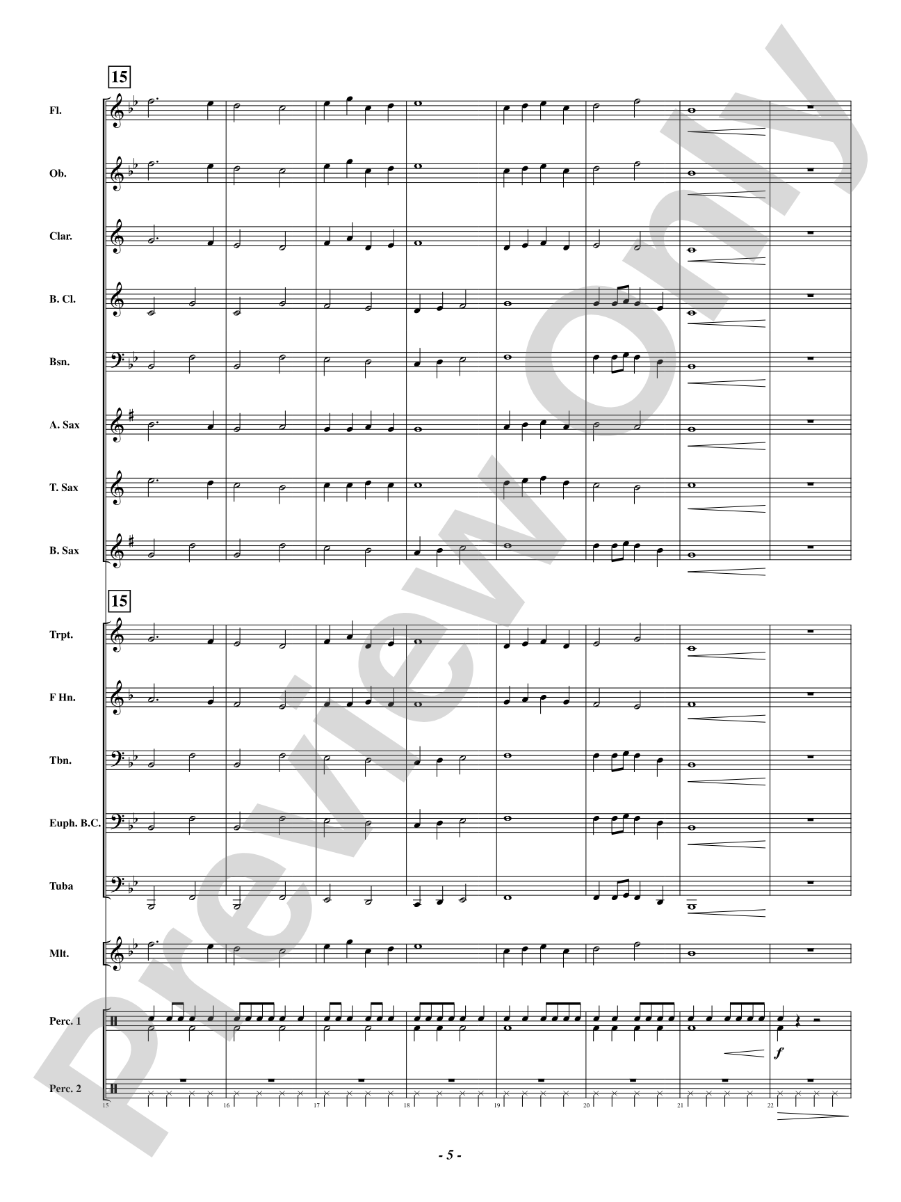 Wintry Mix: Concert Band Conductor Score & Parts