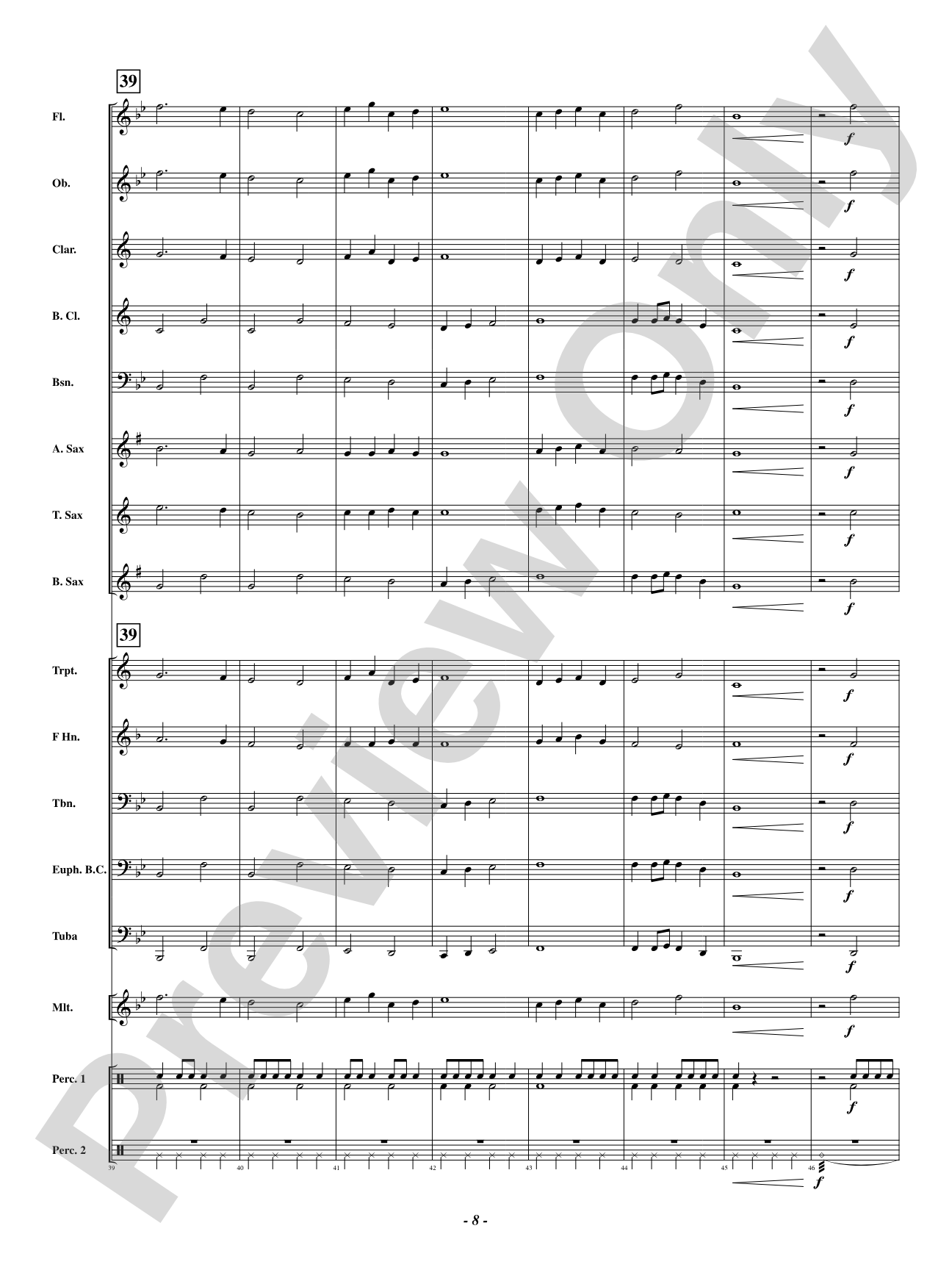 Wintry Mix: Concert Band Conductor Score & Parts