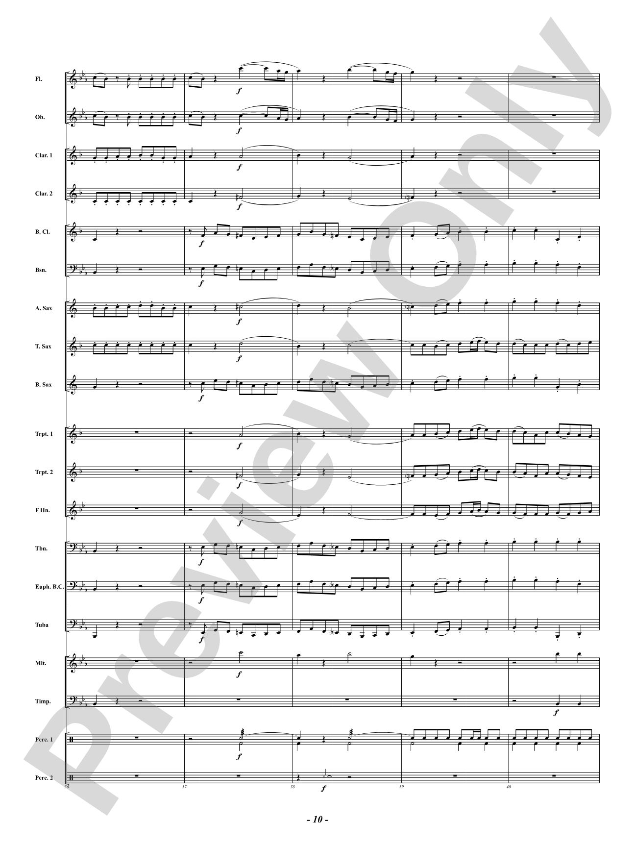 A Little Night Music - (Eine Kleine Nachtmusik): Concert Band Conductor Score & Parts