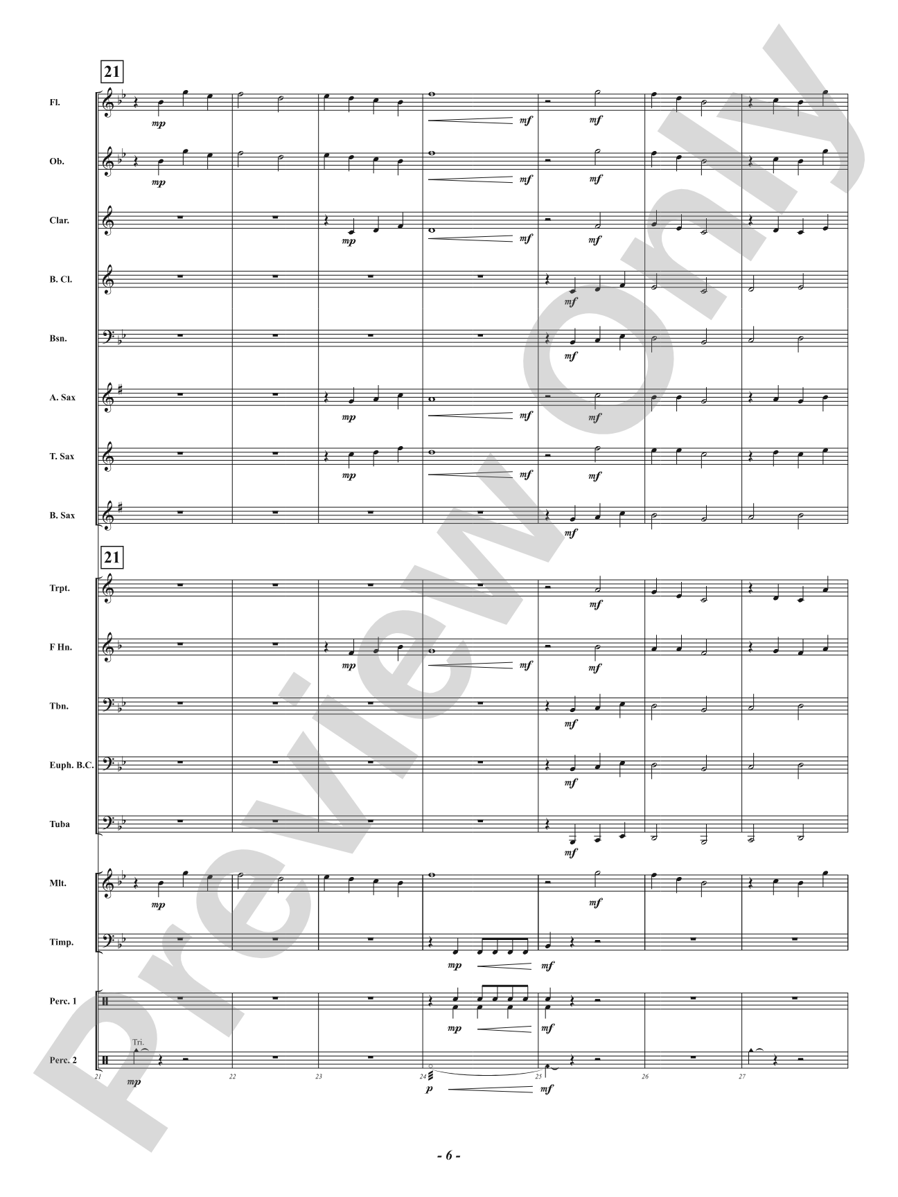 First Fanfare: Concert Band Conductor Score & Parts
