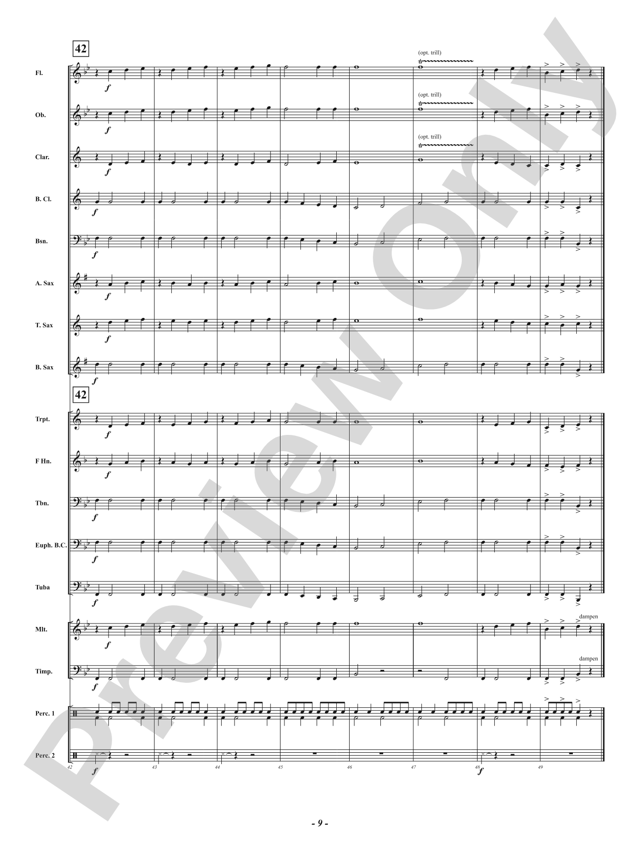 First Fanfare: Concert Band Conductor Score & Parts