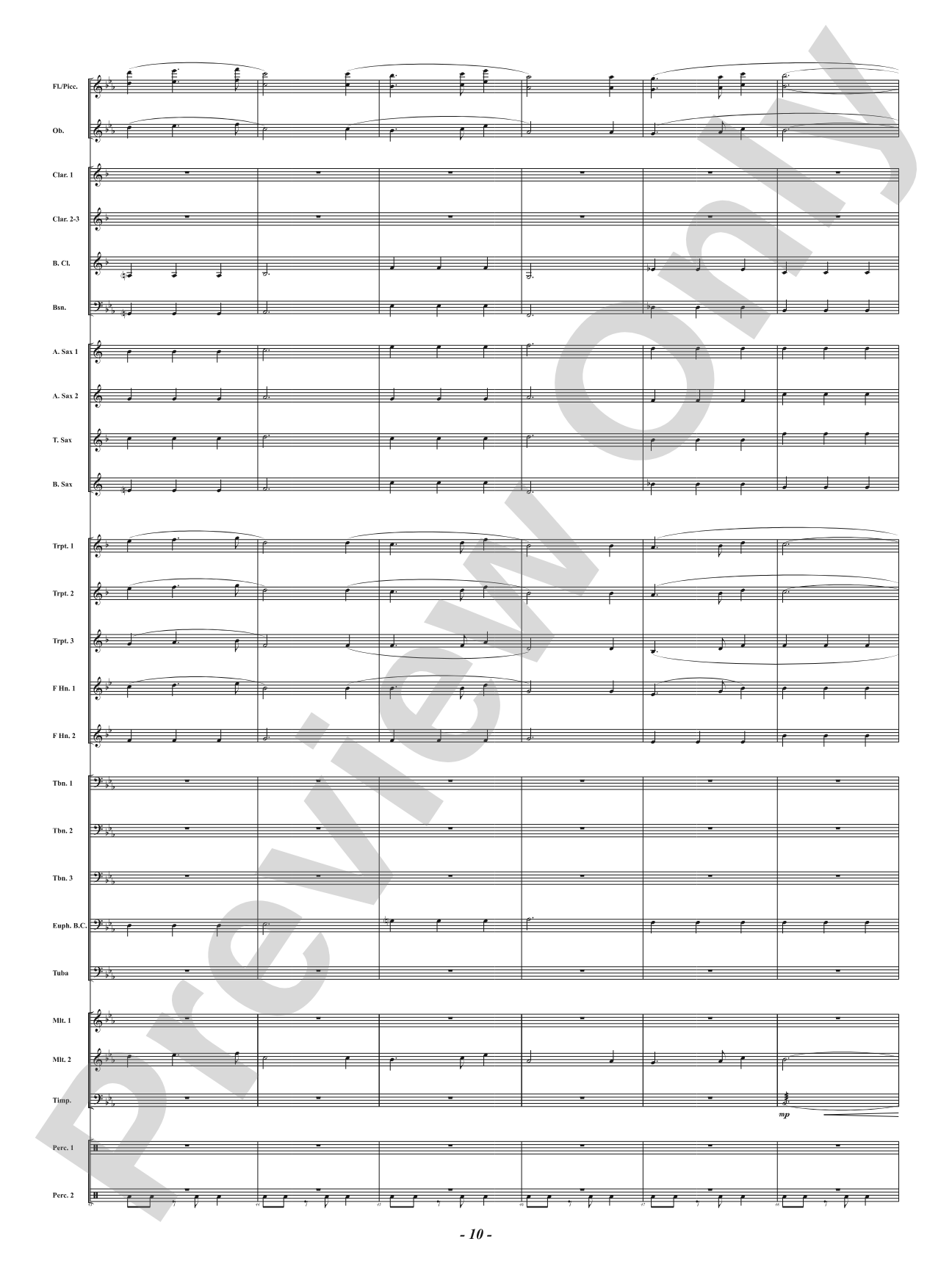 Centennial Fanfare: Concert Band Conductor Score & Parts