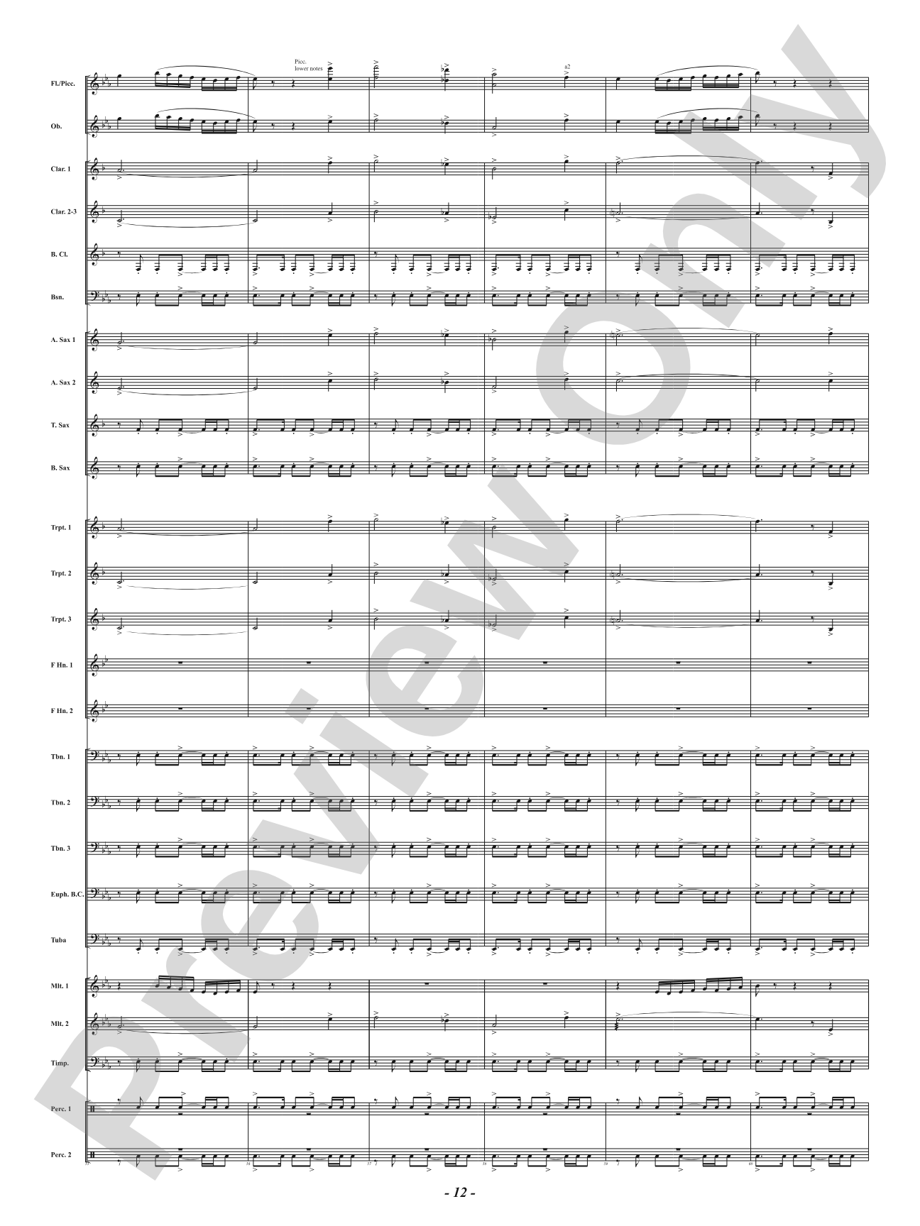 Centennial Fanfare: Concert Band Conductor Score & Parts