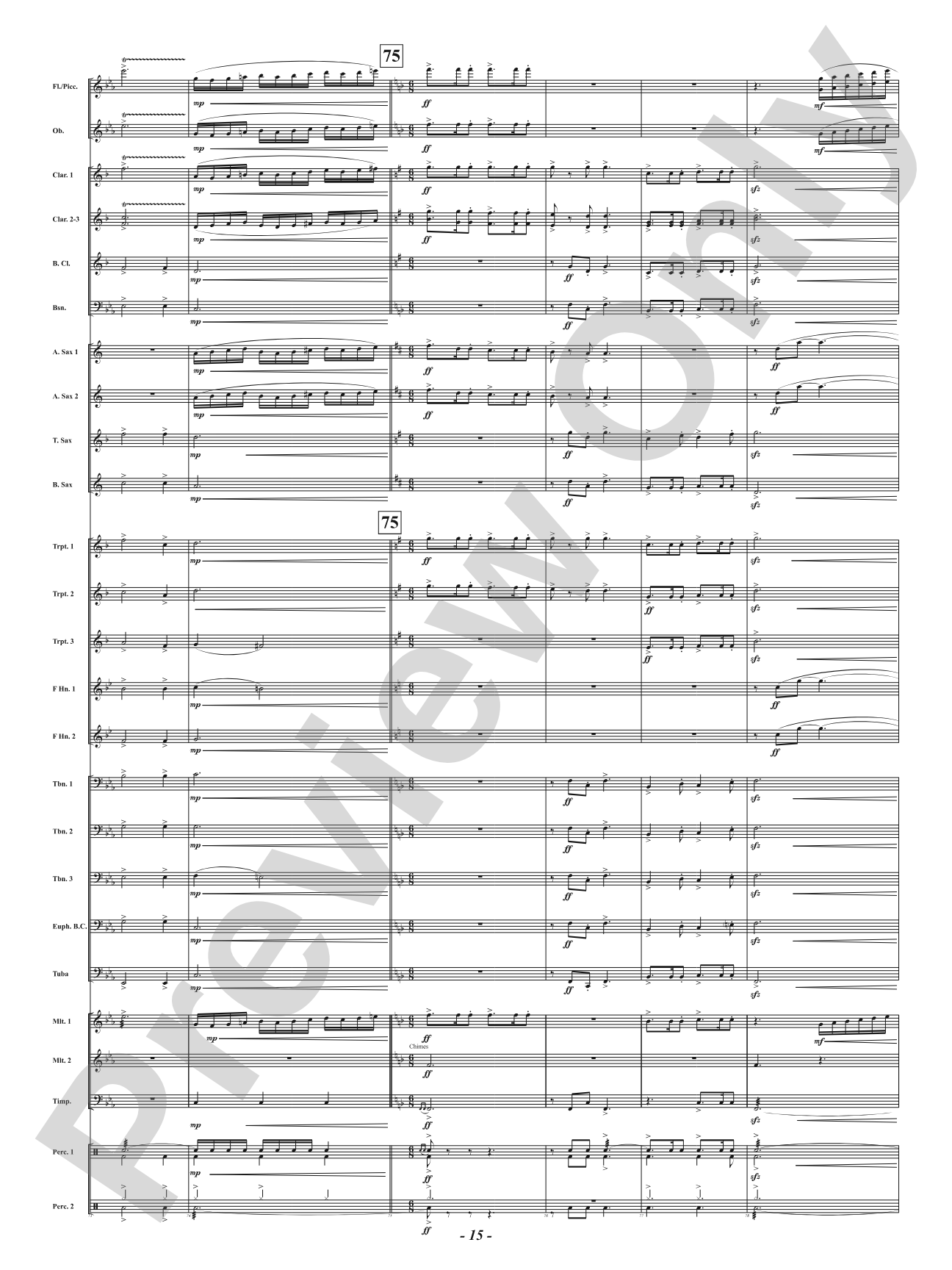 Centennial Fanfare: Concert Band Conductor Score & Parts