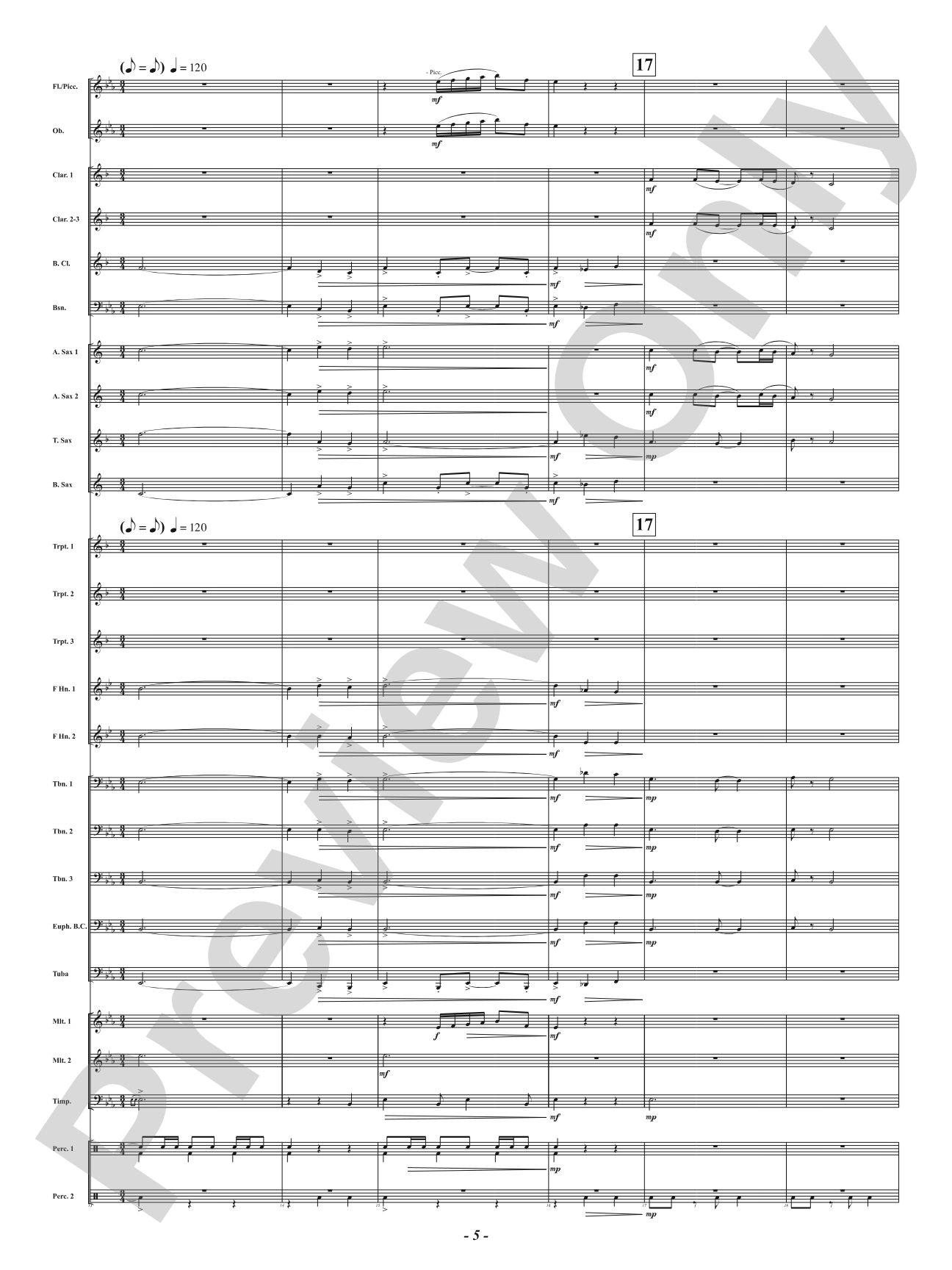 Centennial Fanfare: Concert Band Conductor Score & Parts