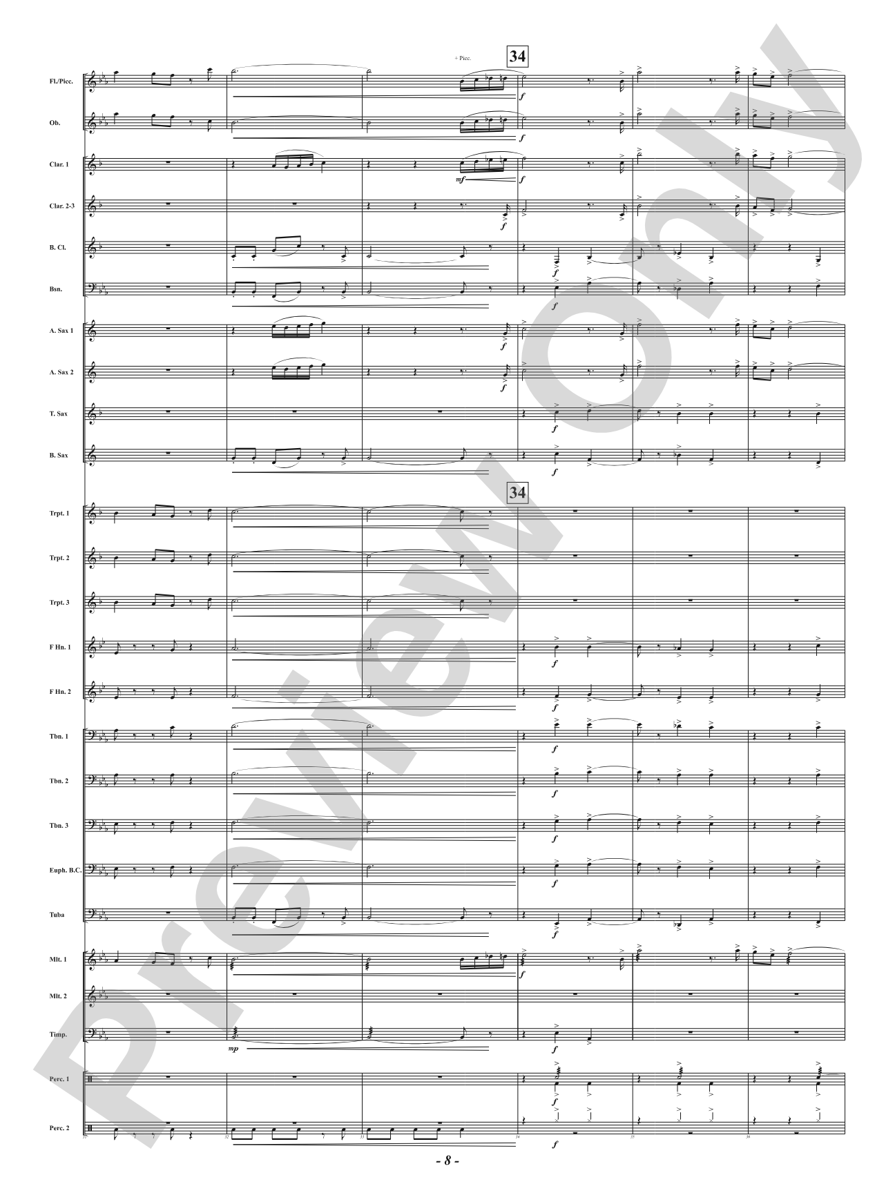 Centennial Fanfare: Concert Band Conductor Score & Parts