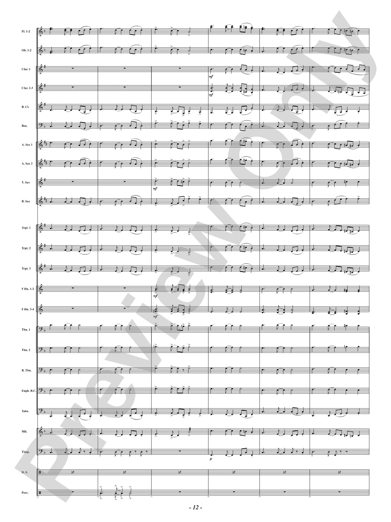 The Holidays in Five: Concert Band Conductor Score & Parts