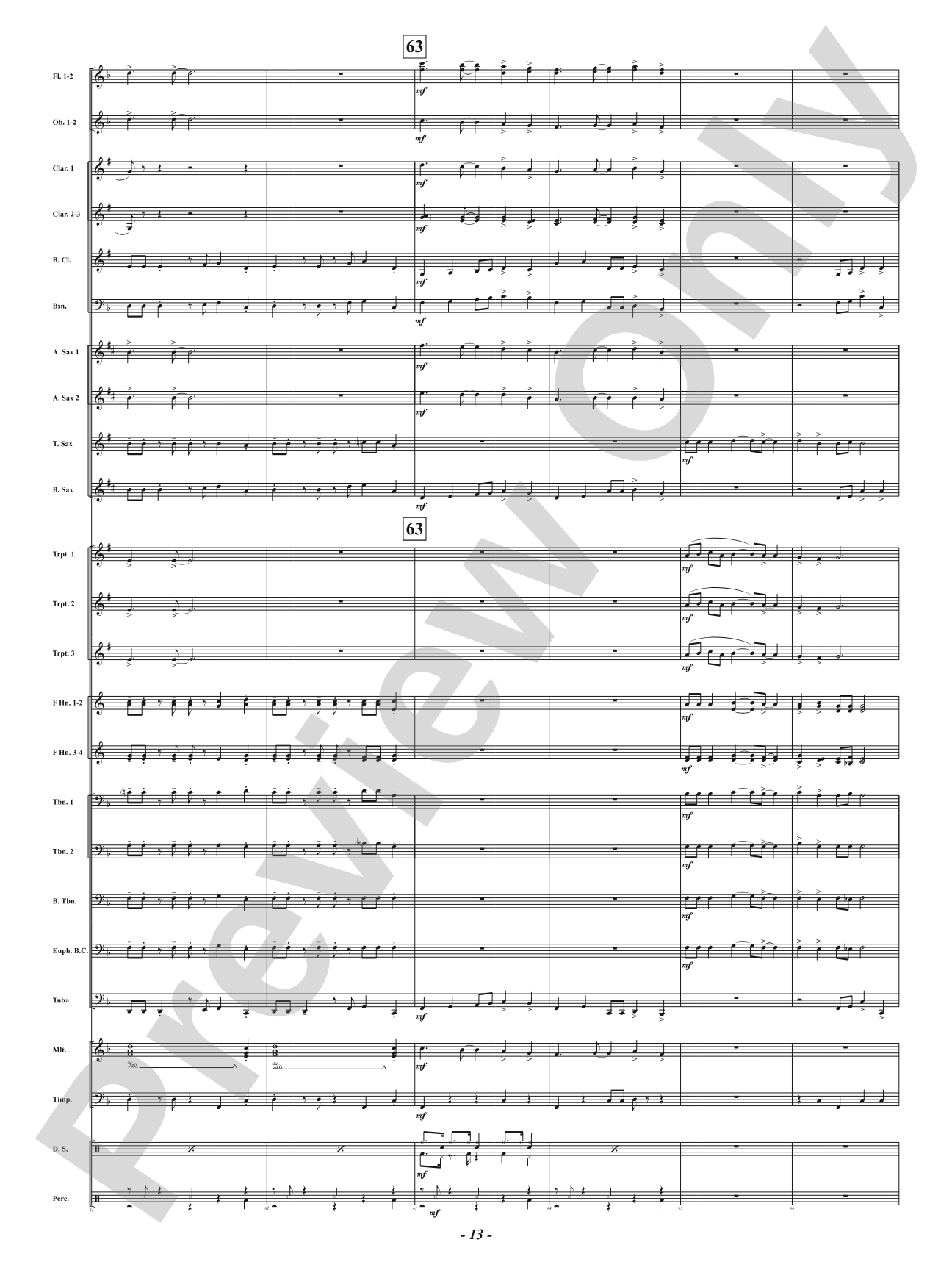 The Holidays in Five: Concert Band Conductor Score & Parts
