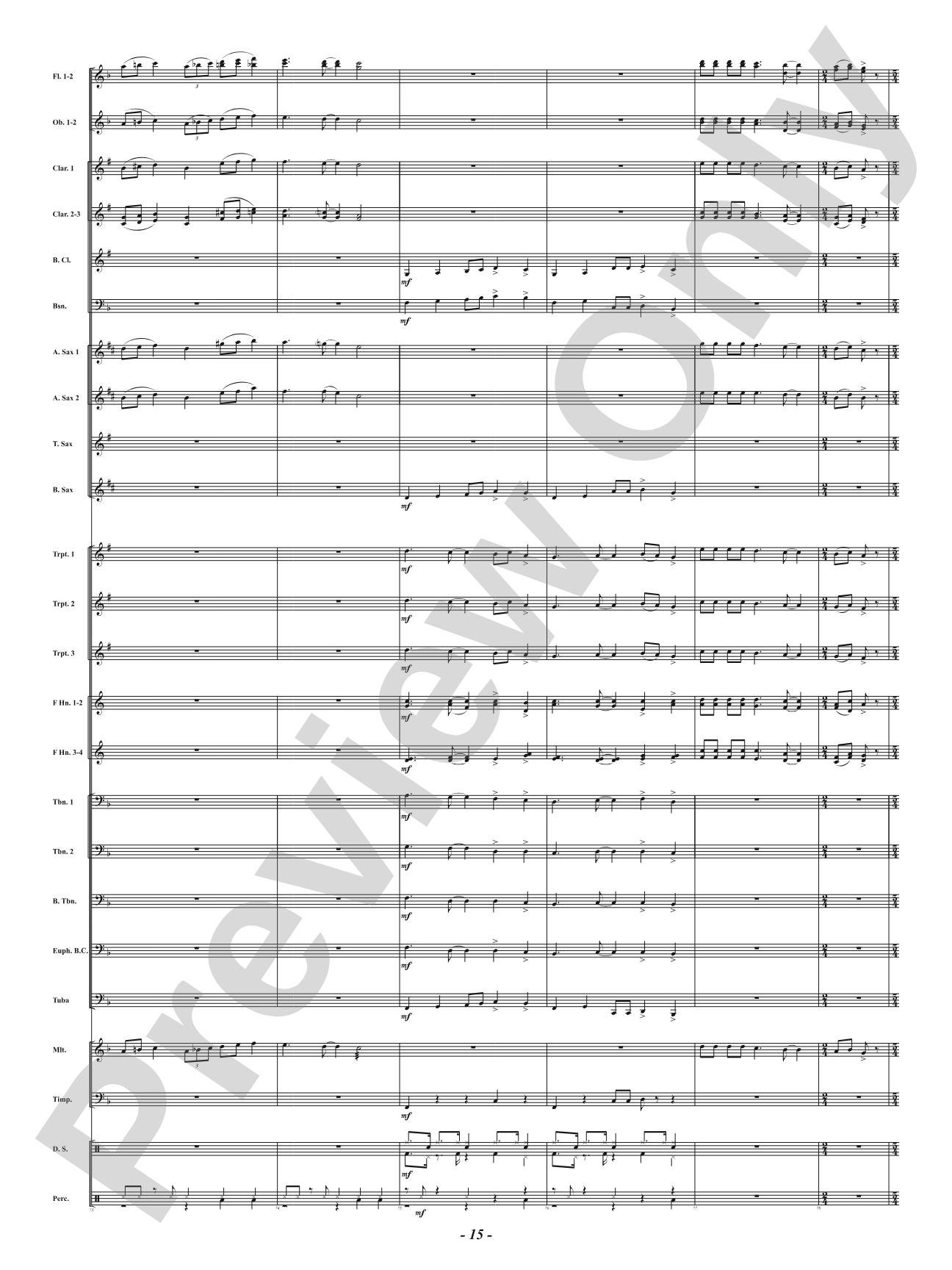 The Holidays in Five: Concert Band Conductor Score & Parts