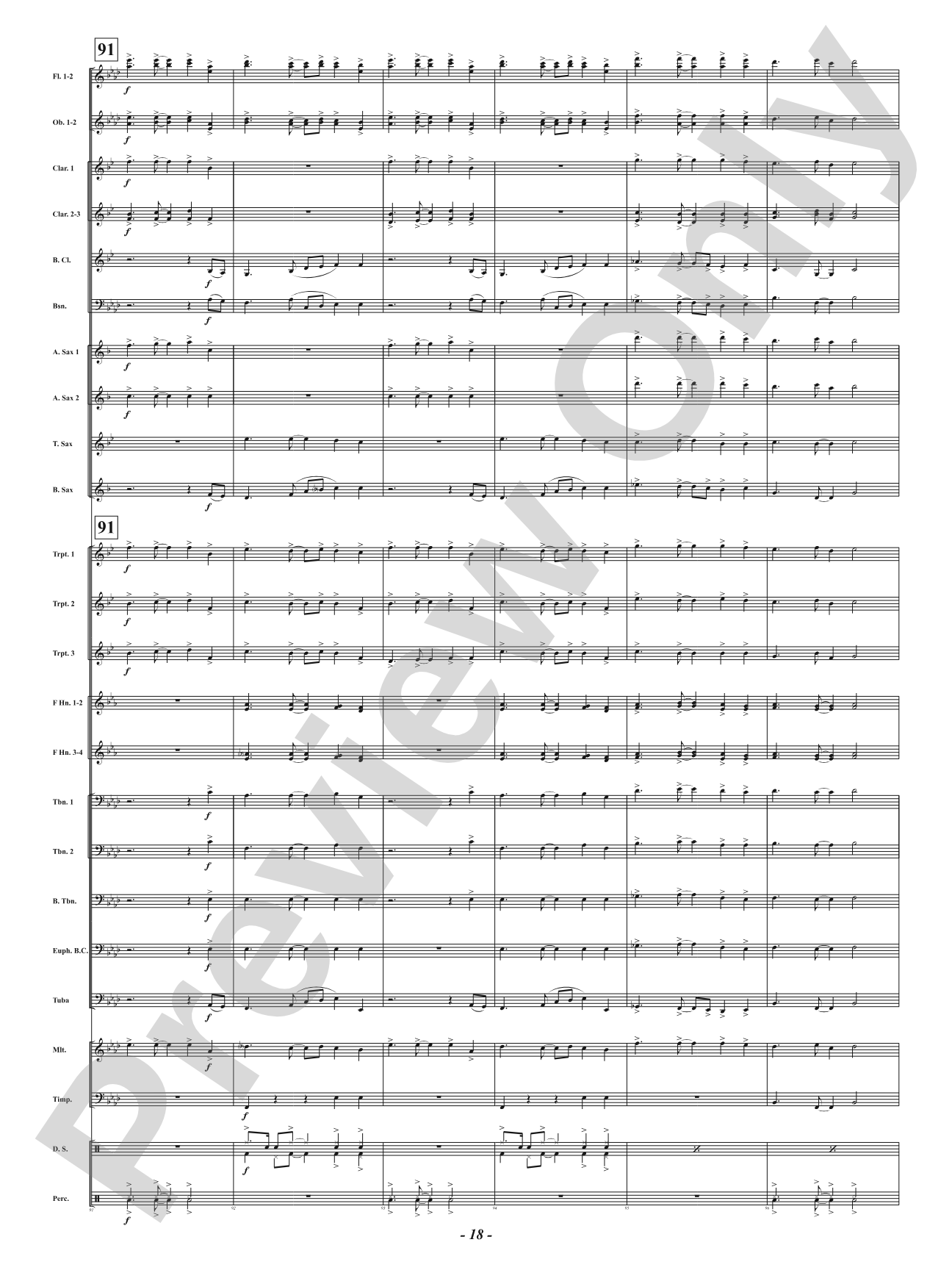 The Holidays in Five: Concert Band Conductor Score & Parts