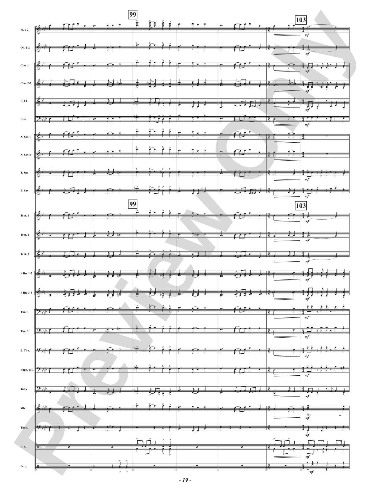 The Holidays in Five: Concert Band Conductor Score & Parts