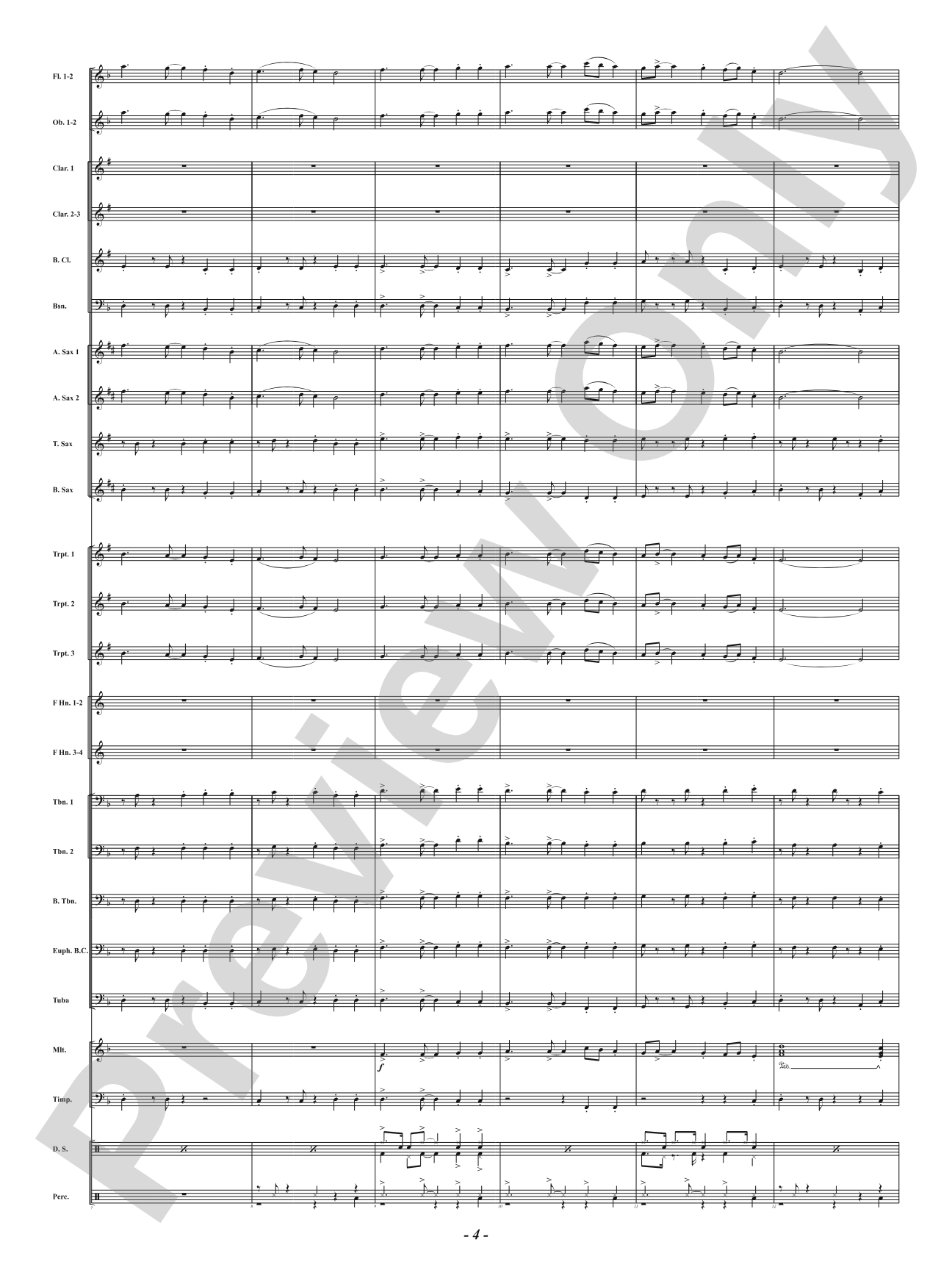 The Holidays in Five: Concert Band Conductor Score & Parts