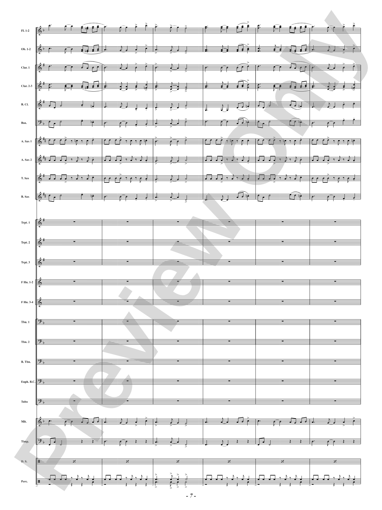 The Holidays in Five: Concert Band Conductor Score & Parts