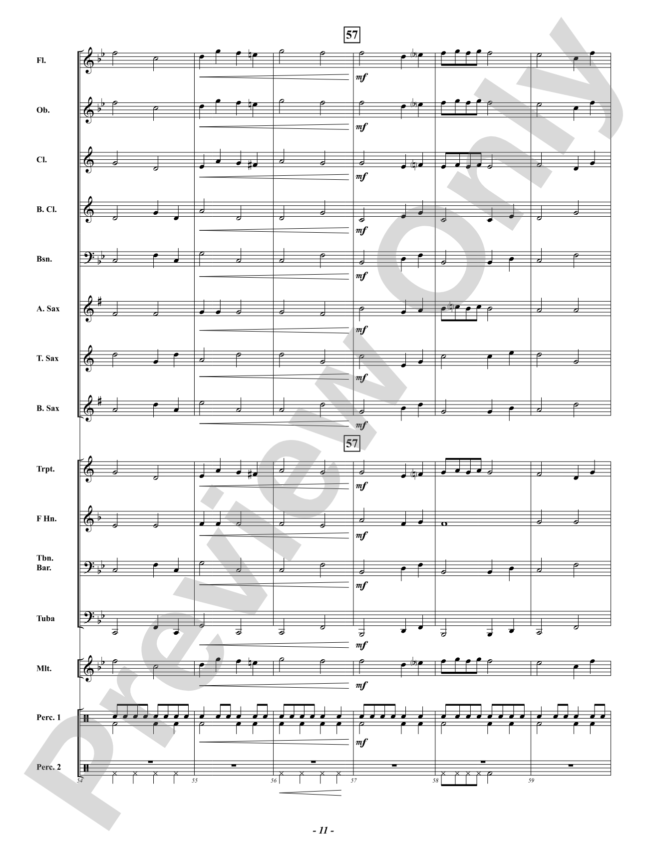 Klingalingaling: Concert Band Conductor Score & Parts