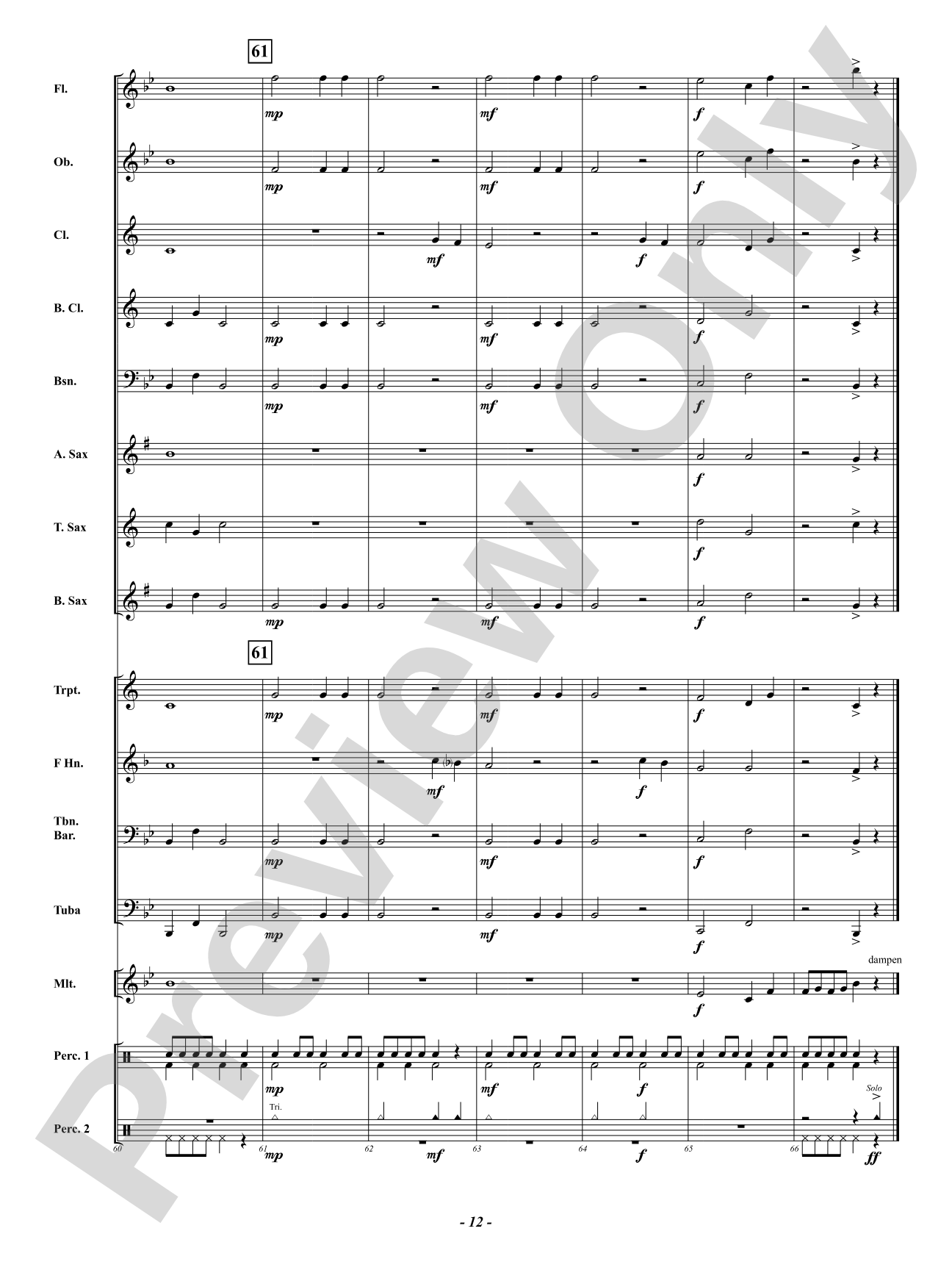 Klingalingaling: Concert Band Conductor Score & Parts