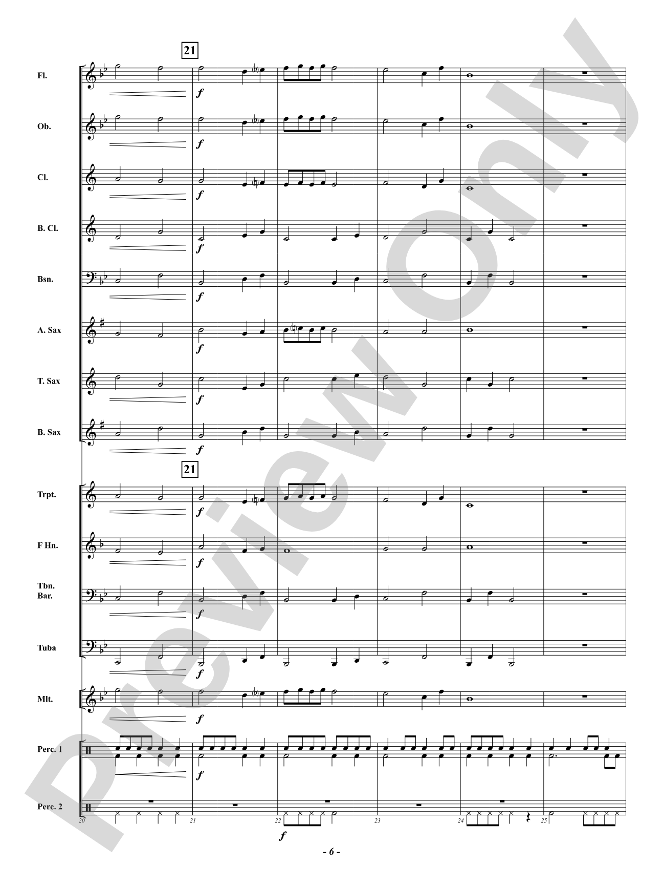 Klingalingaling: Concert Band Conductor Score & Parts