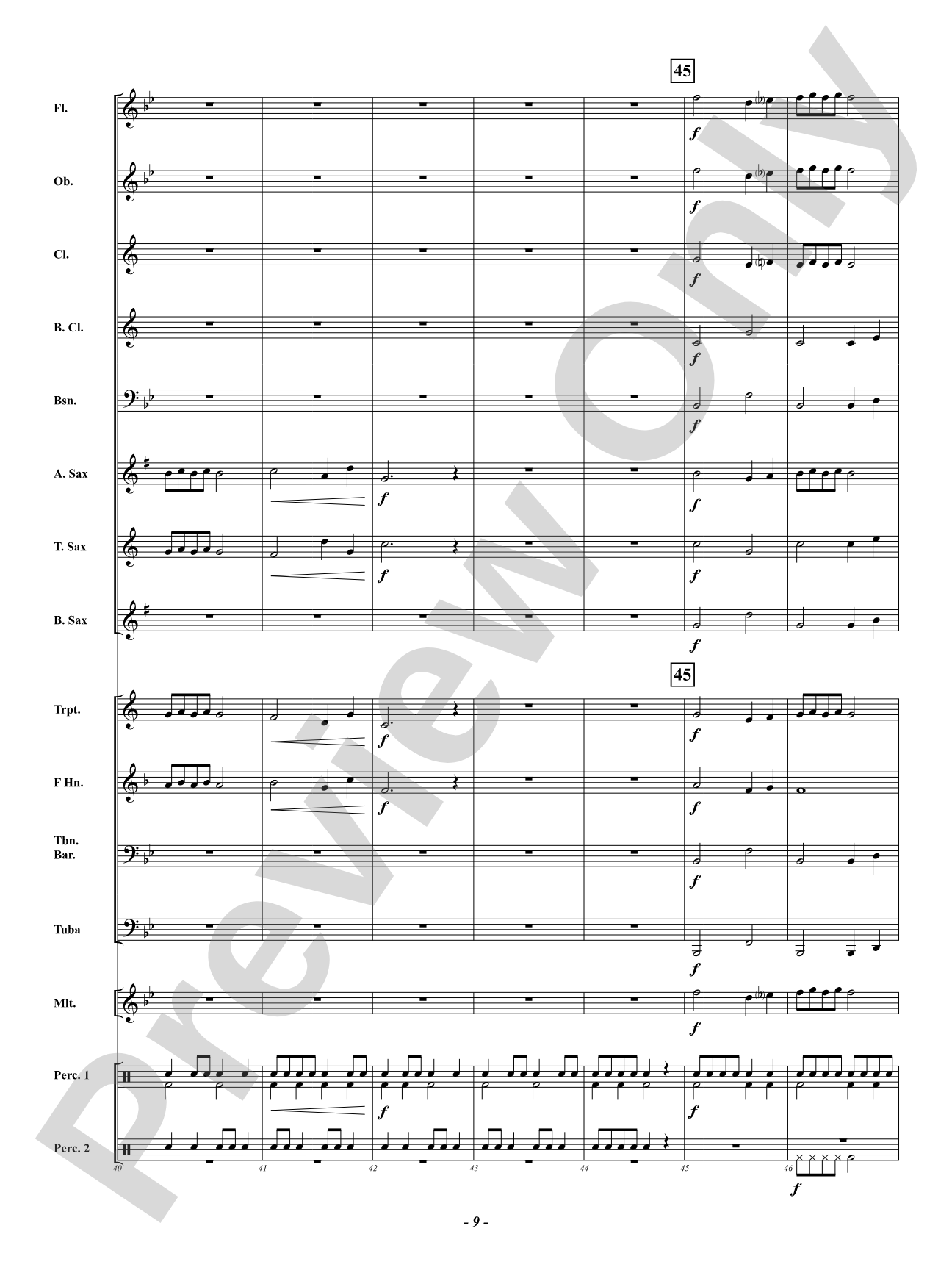 Klingalingaling: Concert Band Conductor Score & Parts