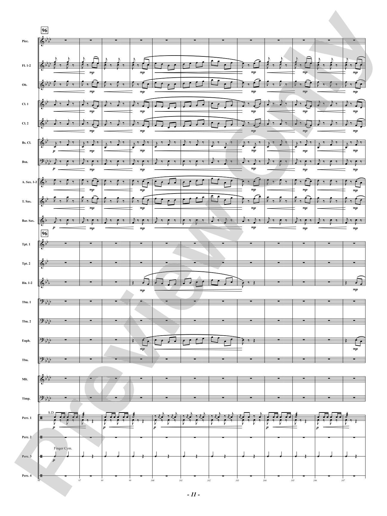 Midnight Fire Alarm: Concert Band Conductor Score & Parts